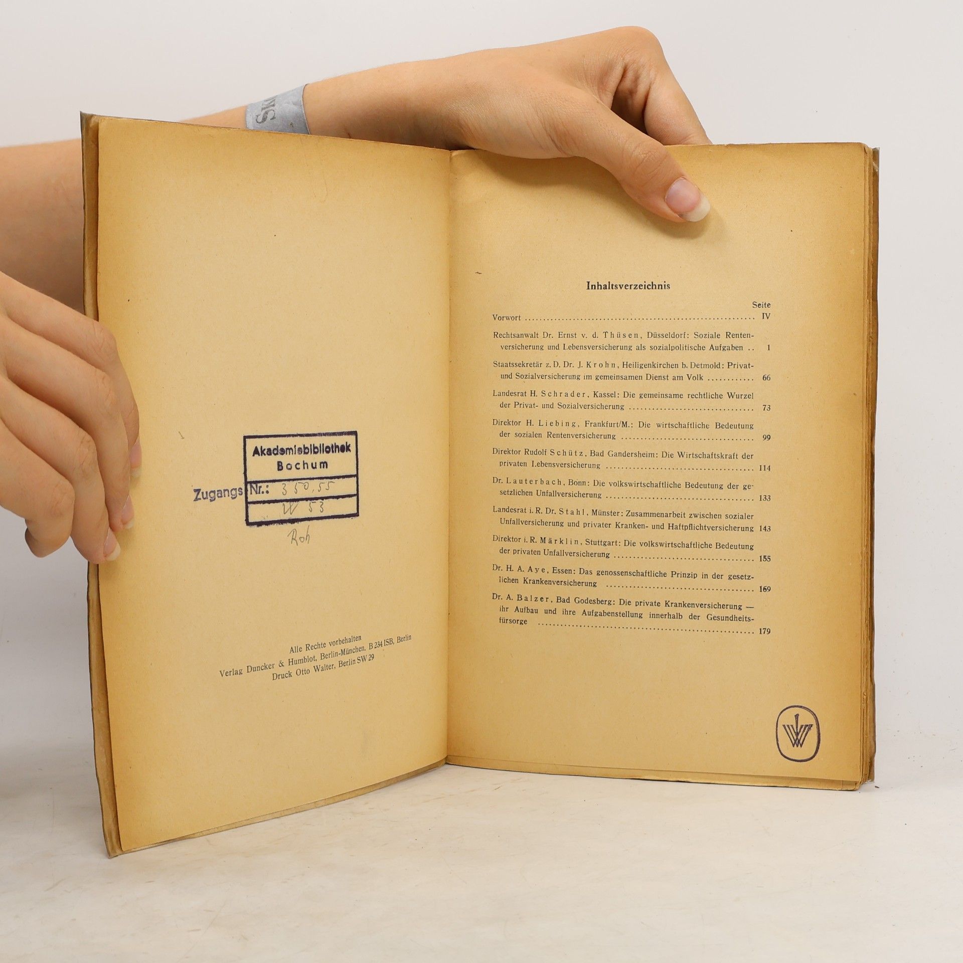 Walter Rohrbeck Sozial- und Privatversicherung