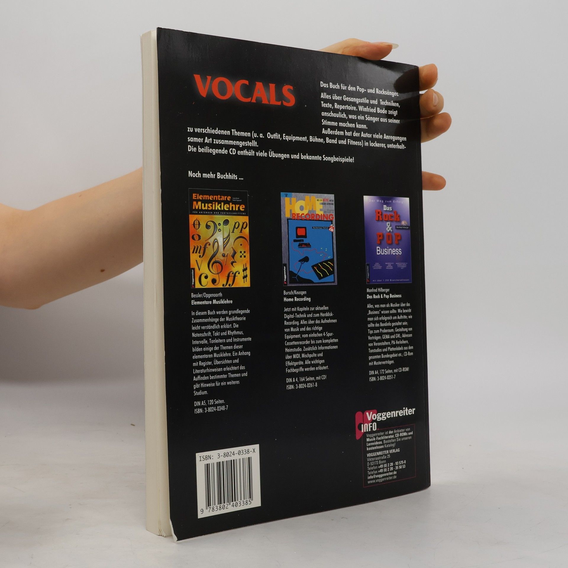 Winfried Bode Vocals. Inkl. CD.