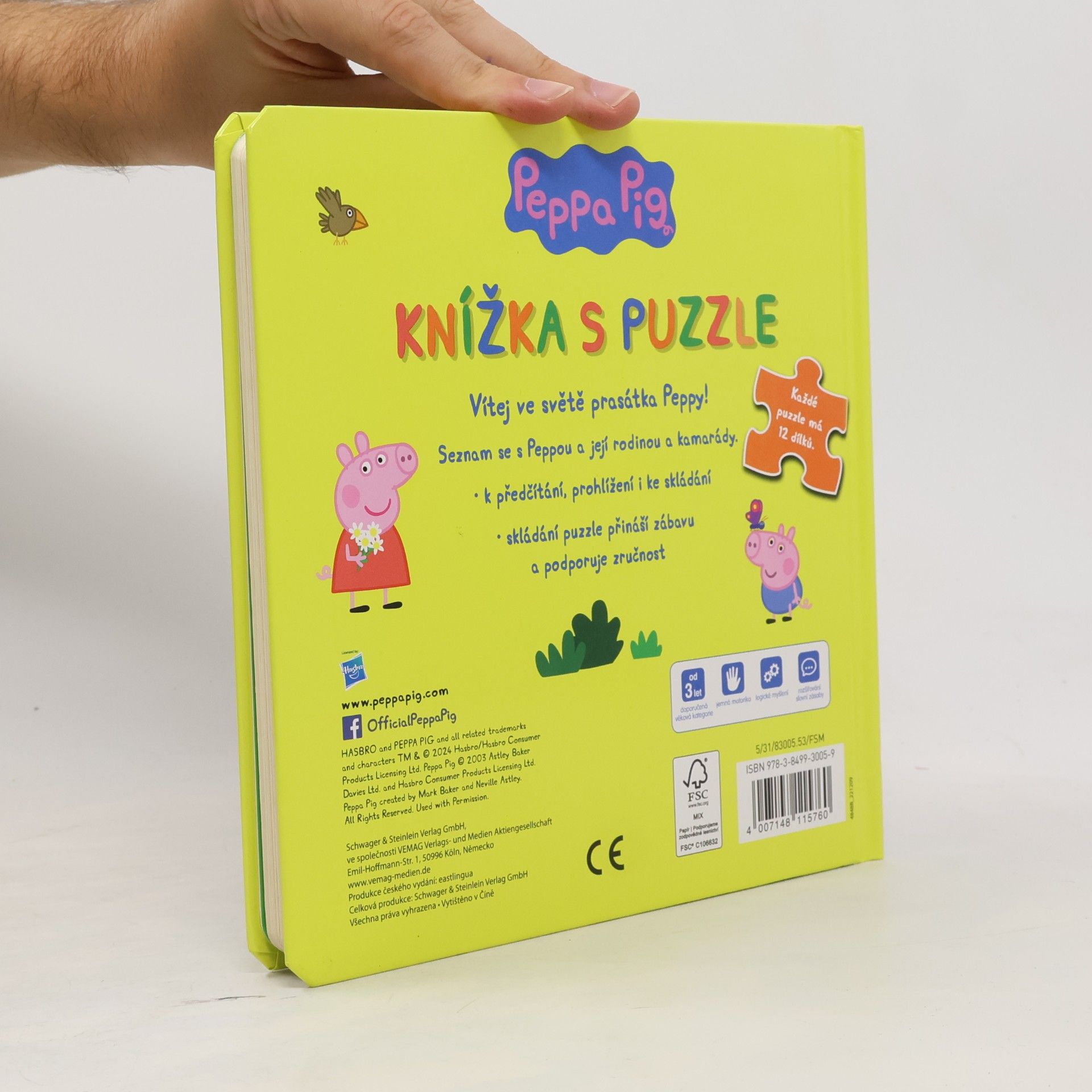 Kolektiv autorů Peppa Pig: Knížka s puzzle