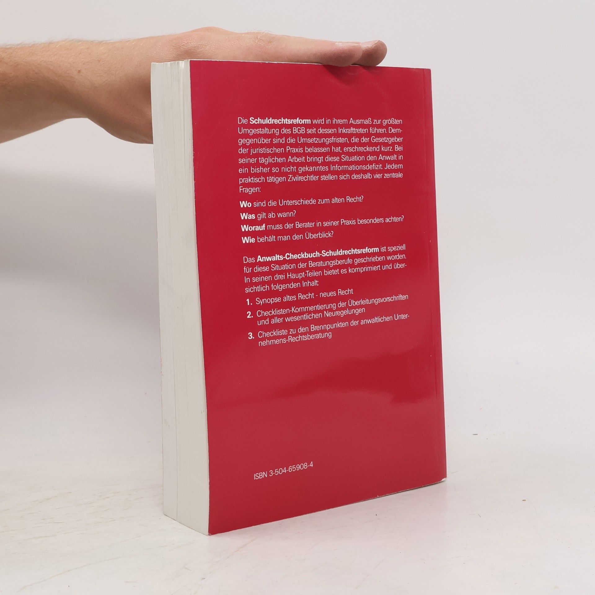 Sieghart Ott Anwalts-Checkbuch Aktuell: Schuldrechtsreform