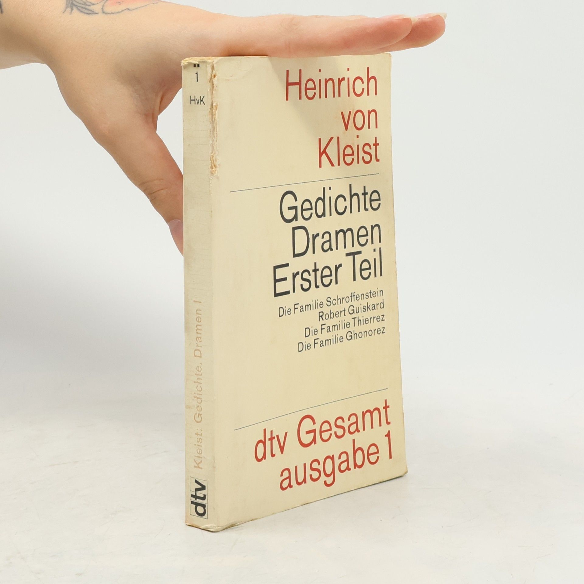 Heinrich von Kleist Gedichte Dramen I.