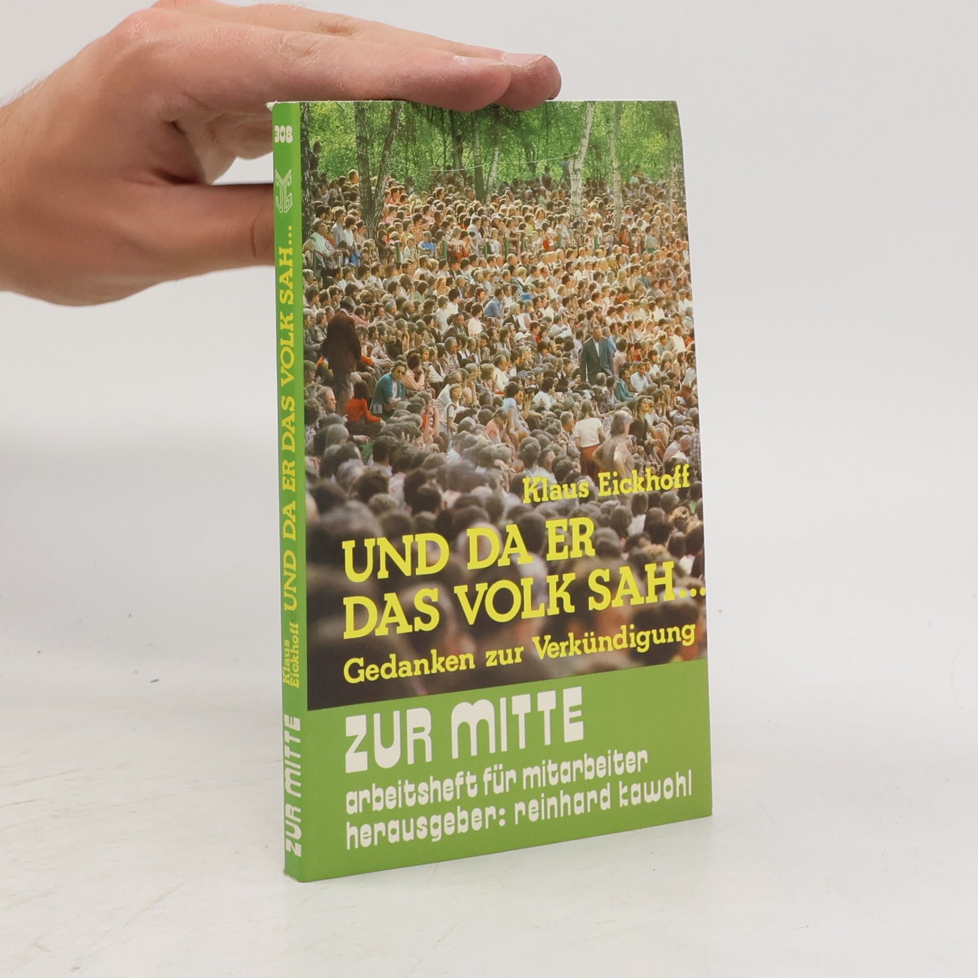 Zur Mitte: Und da er das Volk sah...