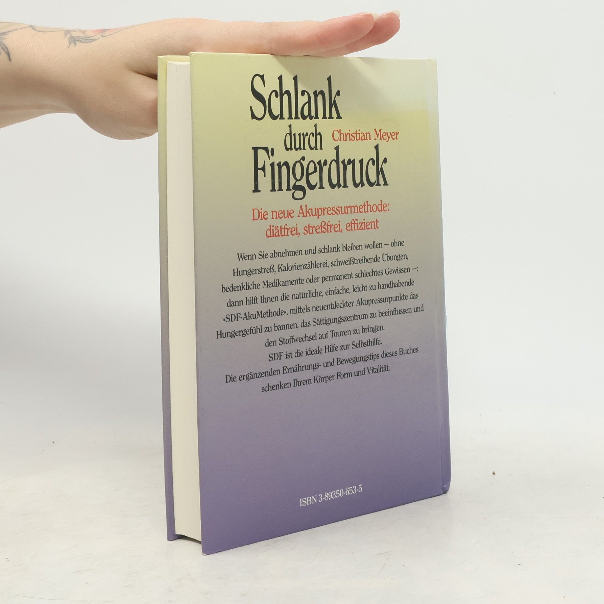Jörn-Christian Meyer Schlank durch Fingerdruck