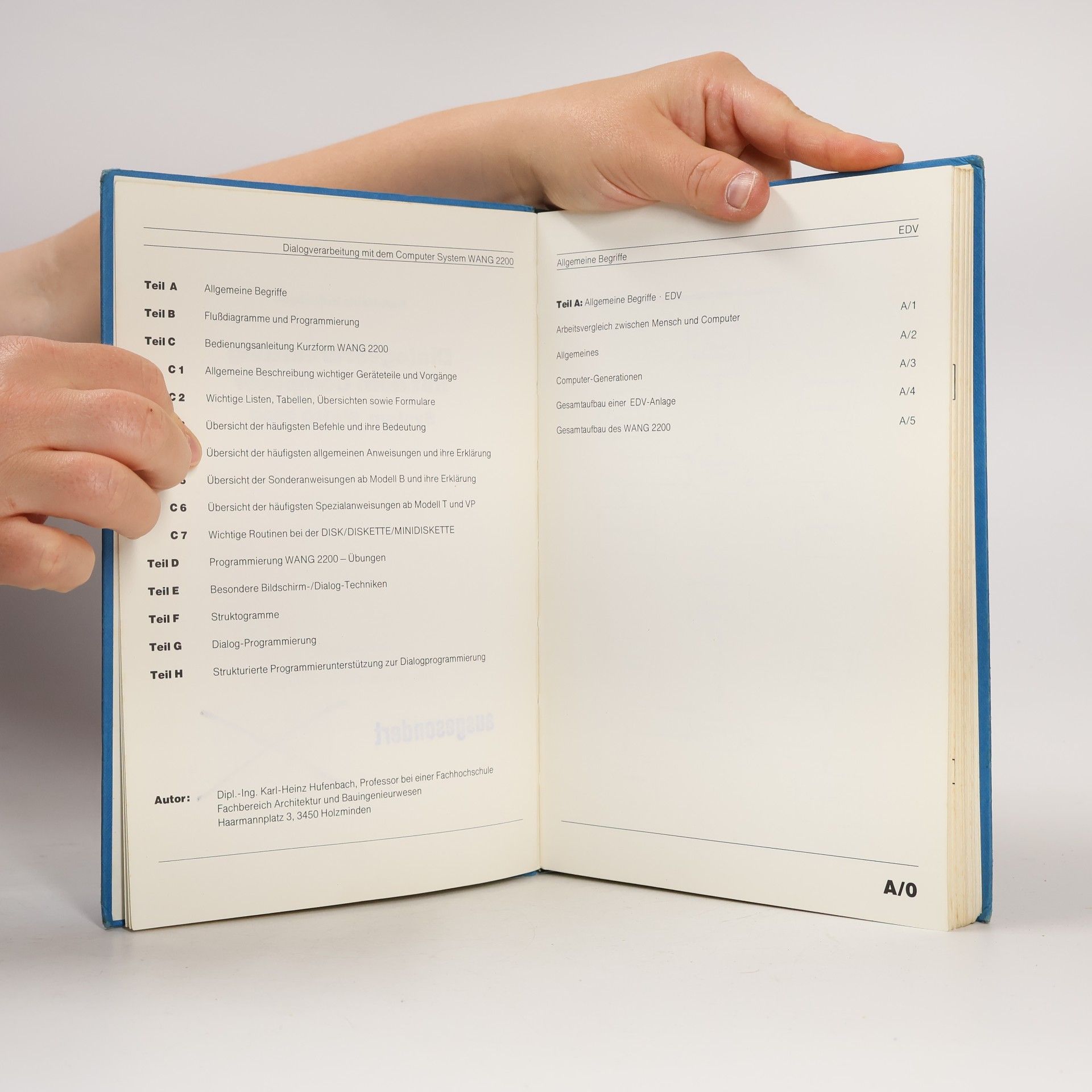 Karl-Heinz Hufenbach Dialogverarbeitung mit dem Computer