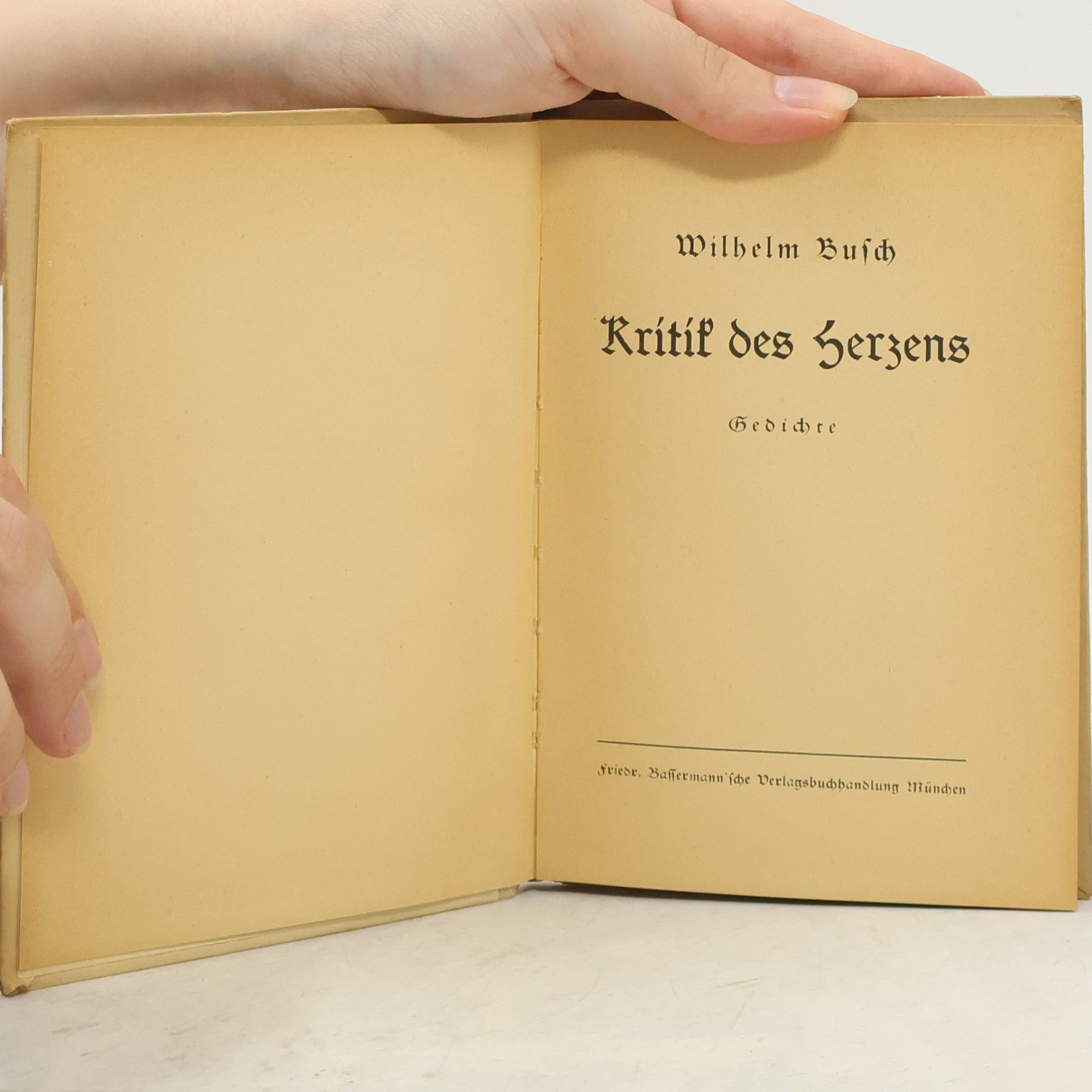 Wilhelm Busch Kritik des Herzens