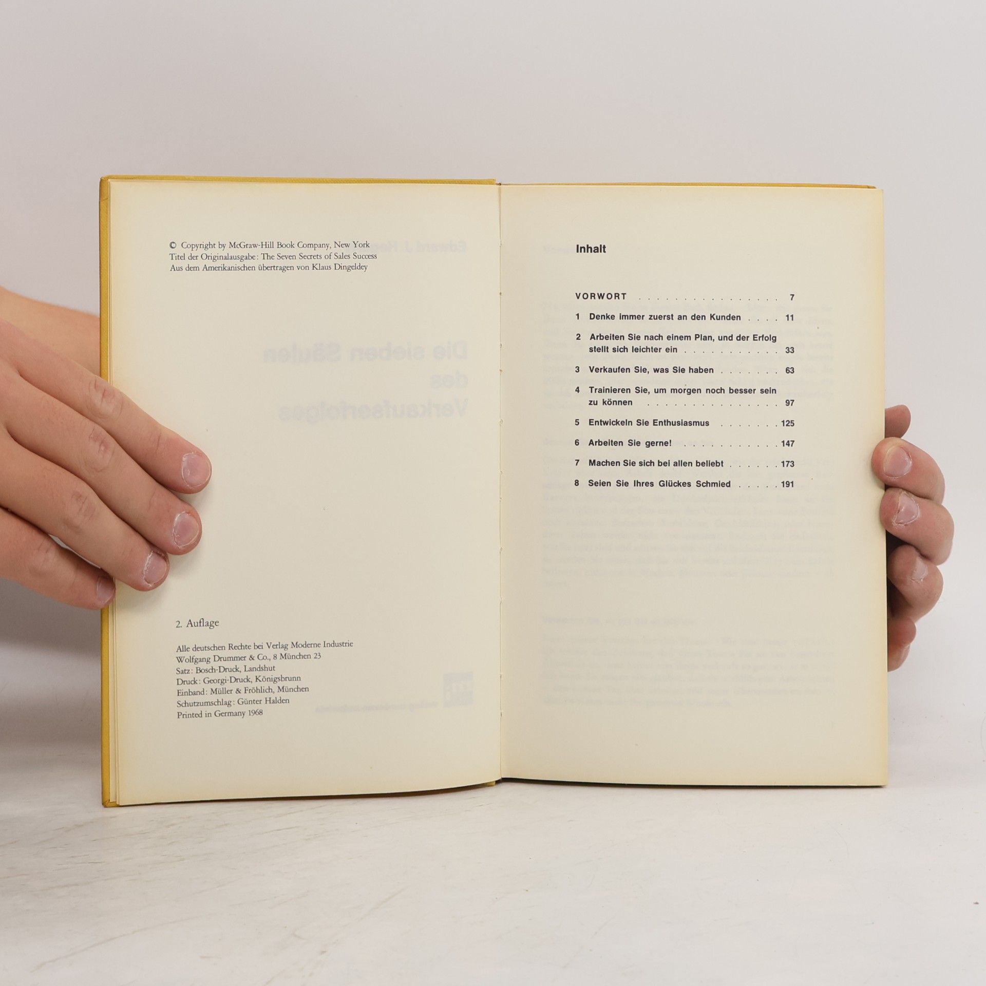 Edward J. Hegarty Die sieben Säulen des Verkaufserfolges