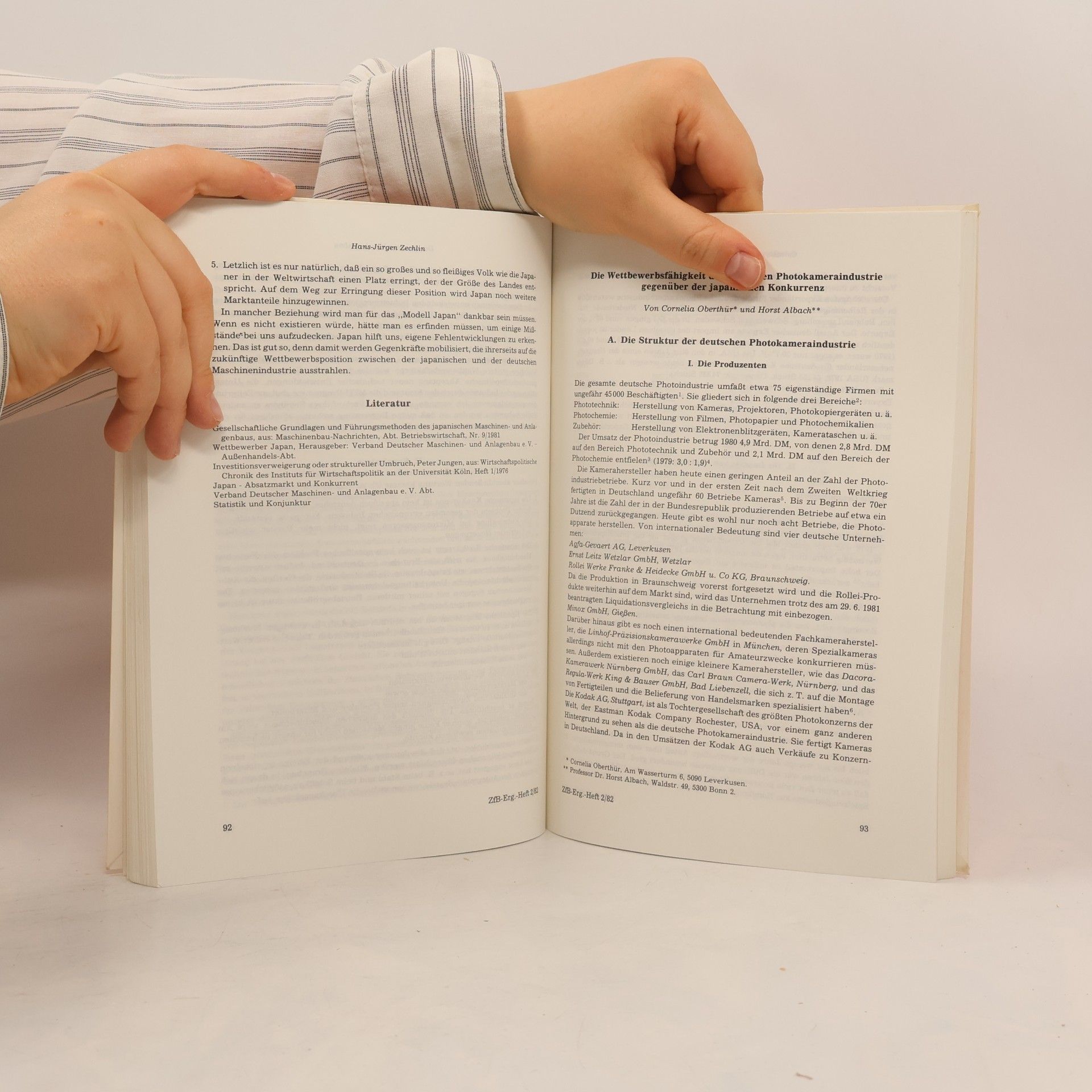 Horst Albach Zeitschrift für Betriebswirtschaft - Ergänzungsheft 2-82: Wettbewerbsfähigkeit von Unternehmen
