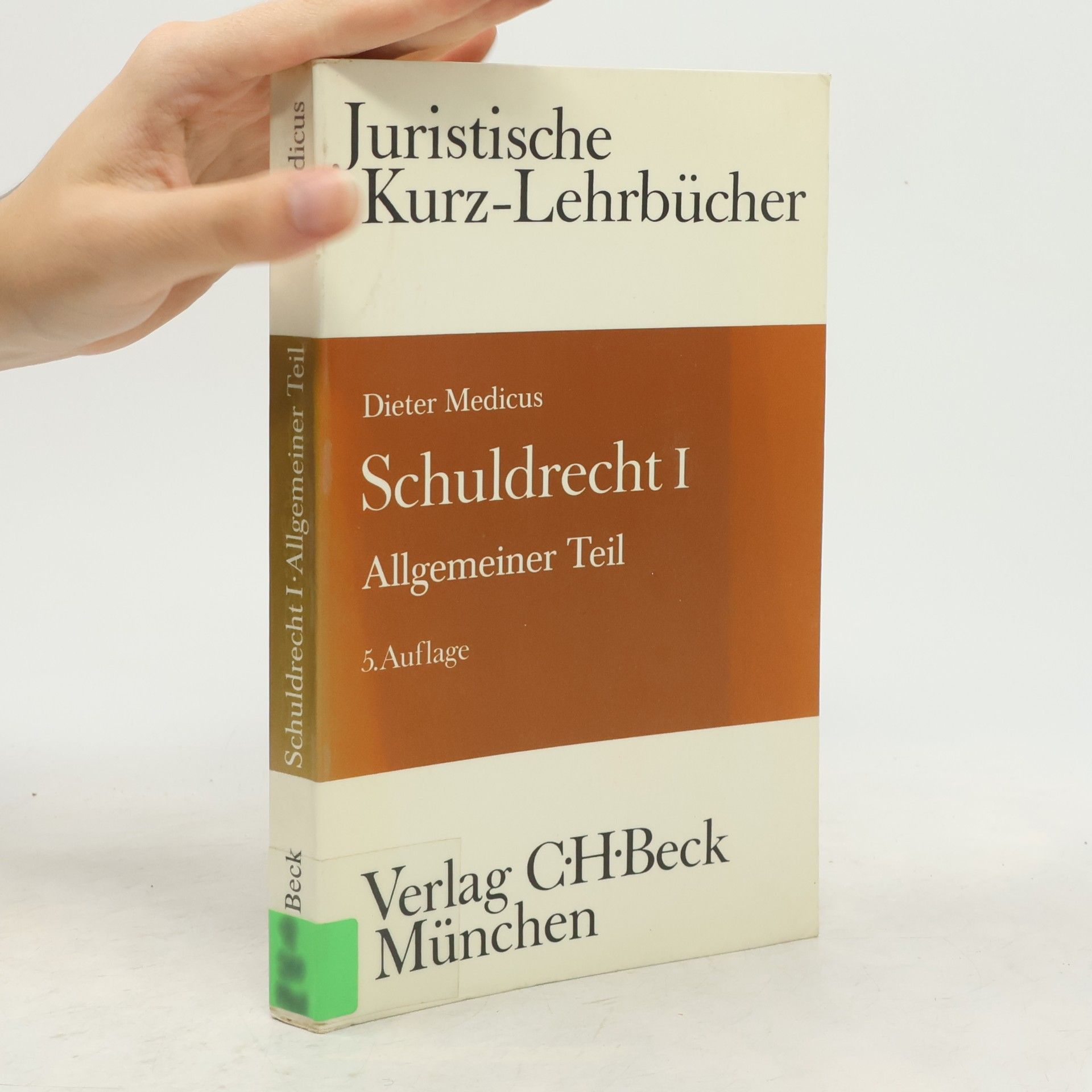 Dieter Medicus Schuldrecht 1 - 5. Auflage