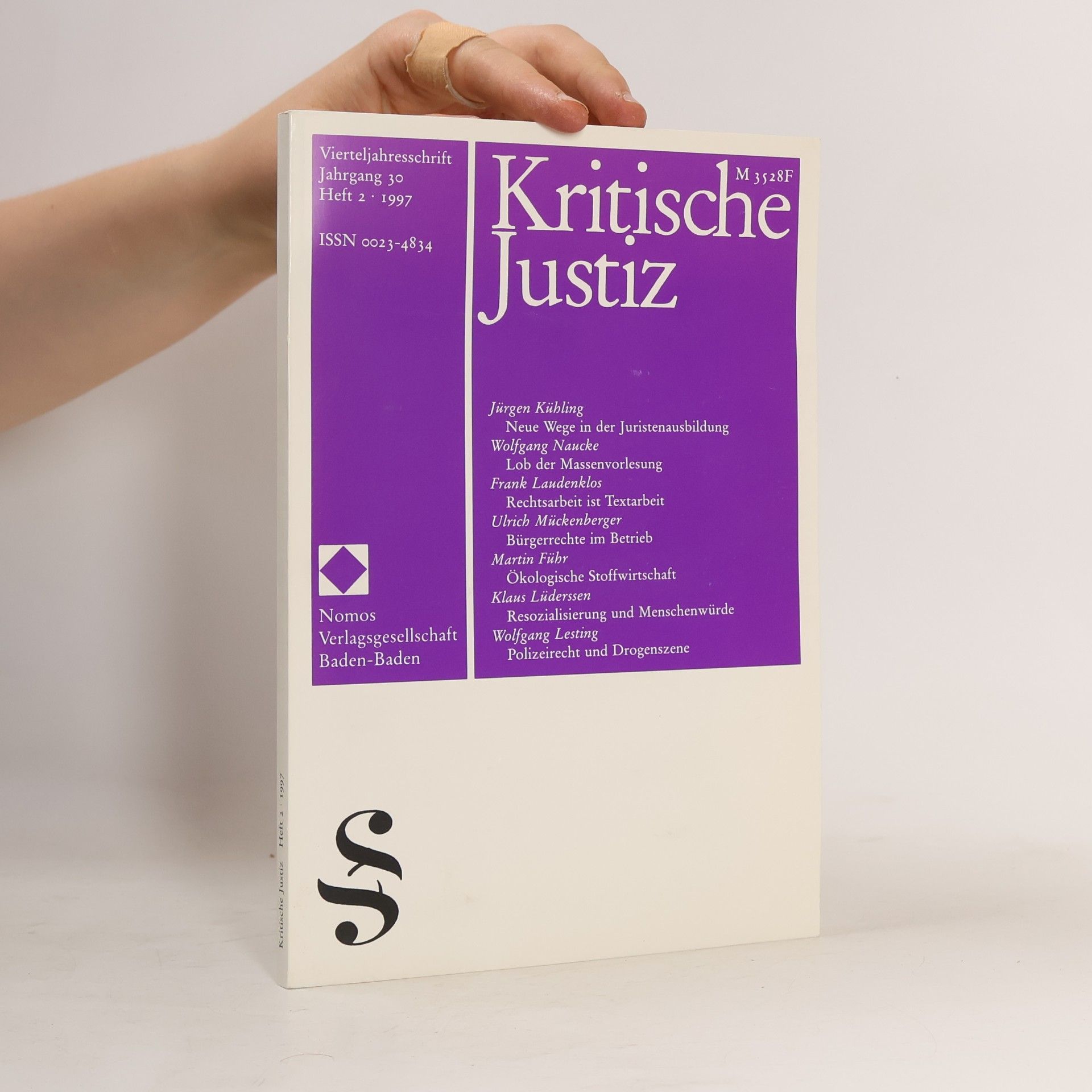 Kolektiv autorů Kritische Justiz. Jahrgang 30, Heft 2/1997