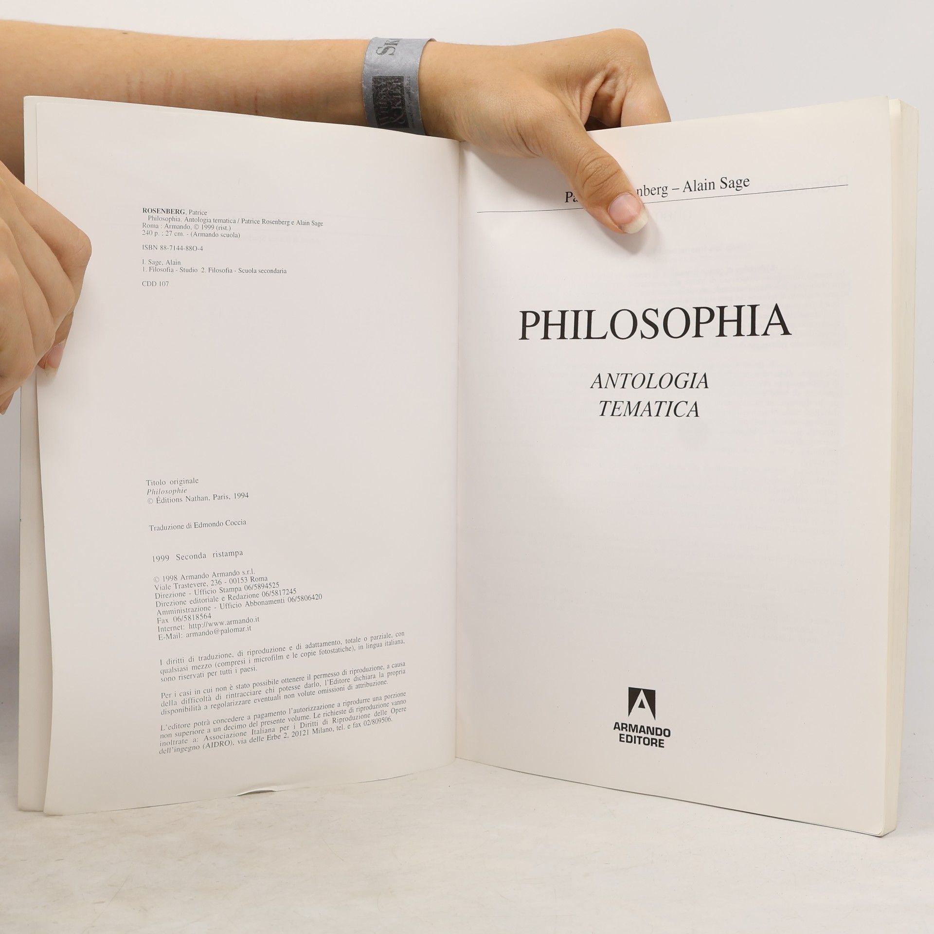 Patrice Rosenberg Scolastica: Philosophia