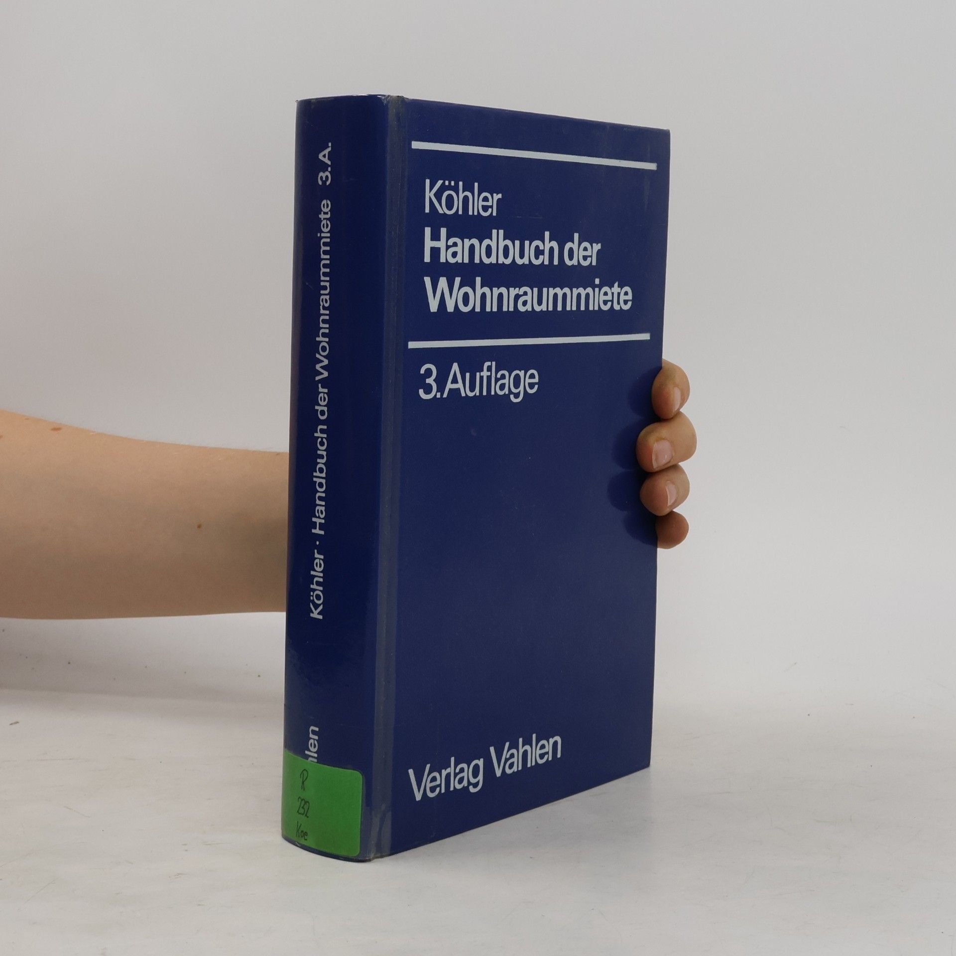 Wolfgang Kohler Handbuch der Wohnraummiete