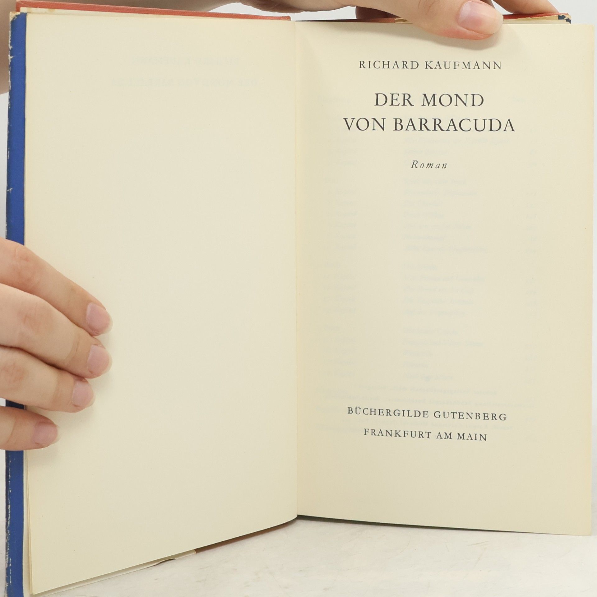 Richard Kaufmann Der Mond von Barracuda