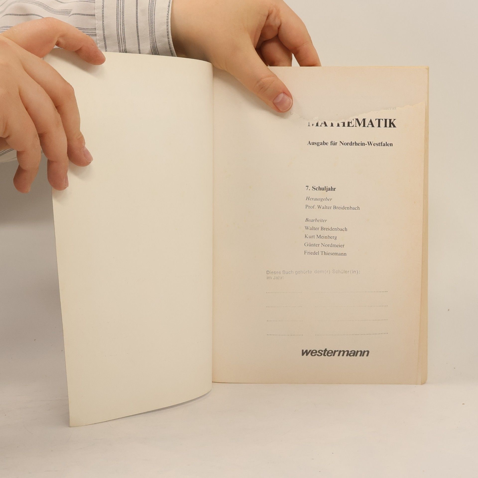 Walter Breidenbach Mathematik: 7. Schuljahr - Nordrhein-Westfalen