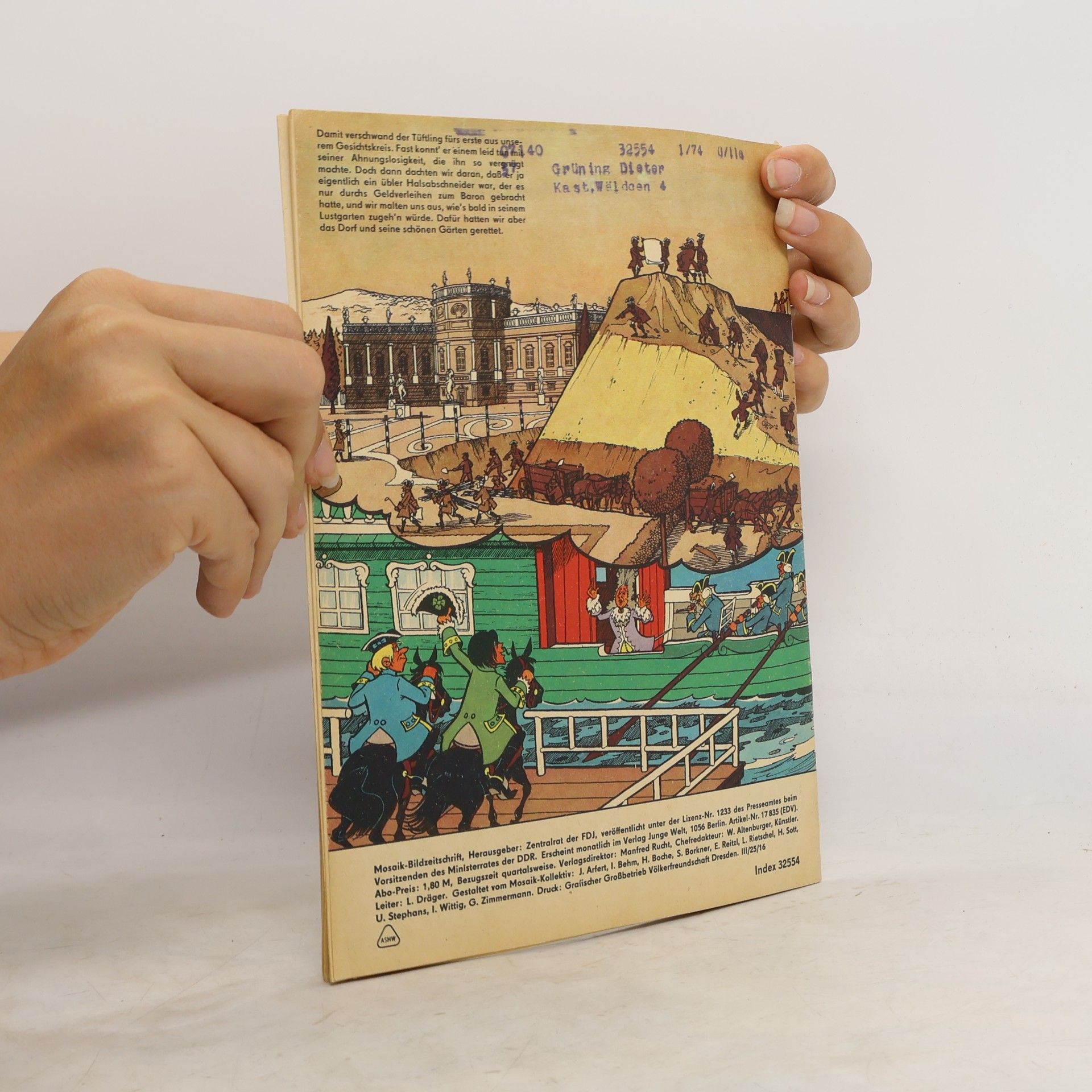 Auteurscollectief Mosaik 6/1978. Der Festungsbaumeister