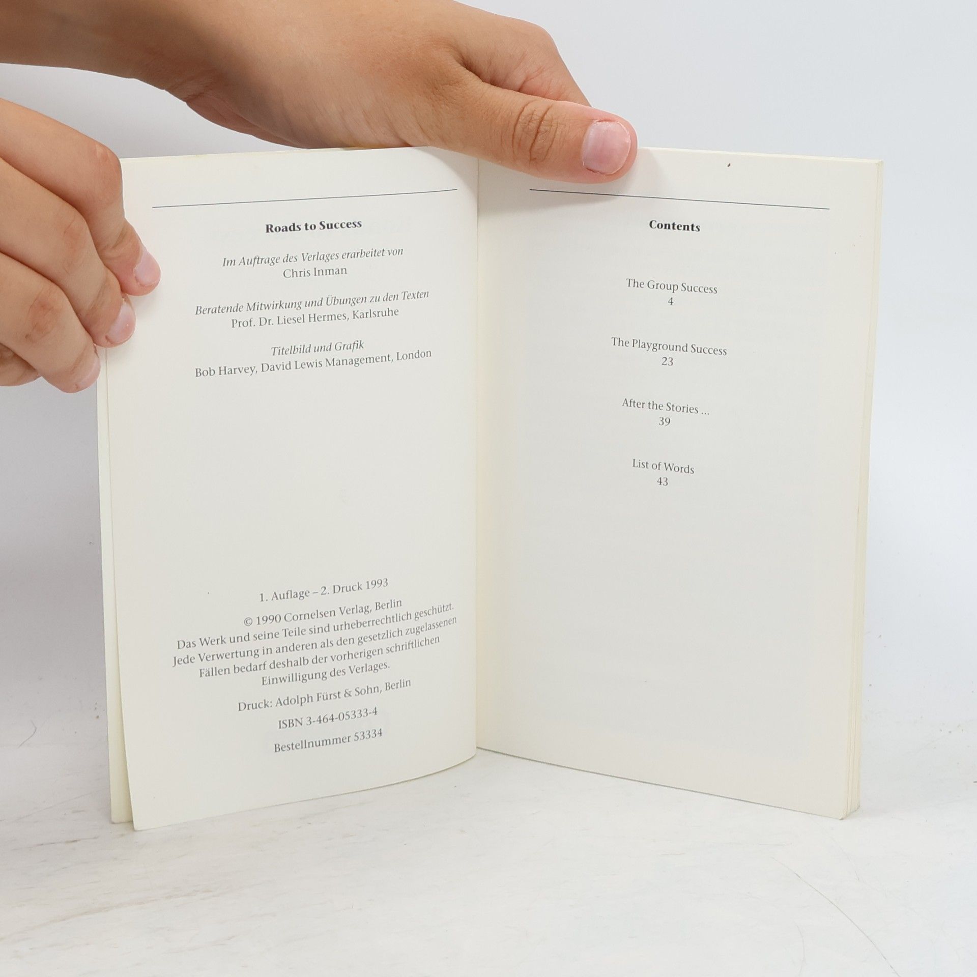 Chris Inman Cornelsen English Library: Roads to Success