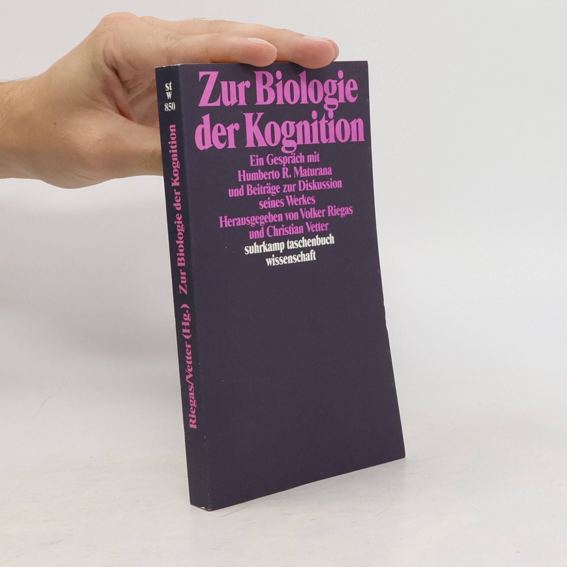 Suhrkamp Taschenbuch Wissenschaft - 850: Zur Biologie der Kognition