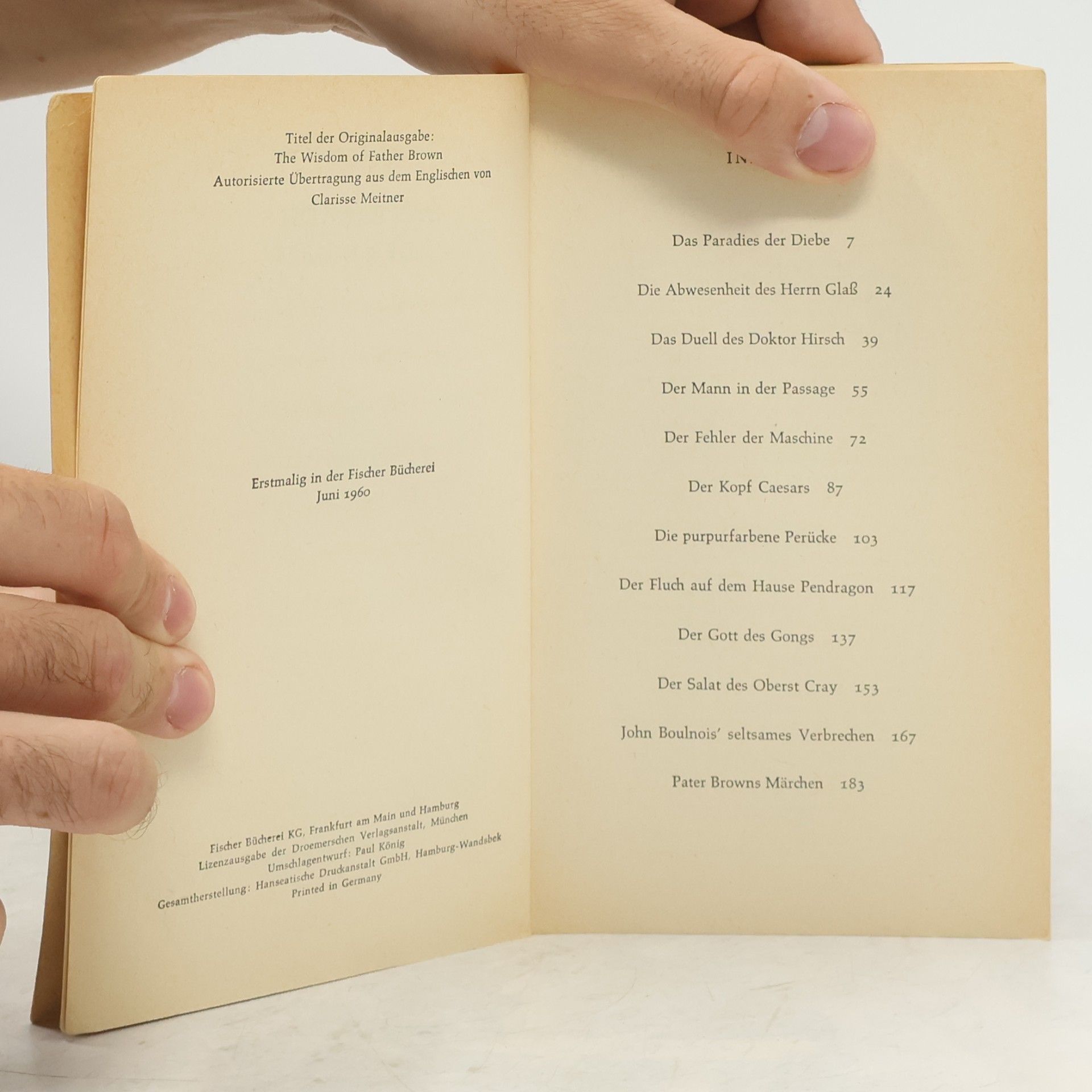 G. K. Chesterton Das Paradies der Diebe