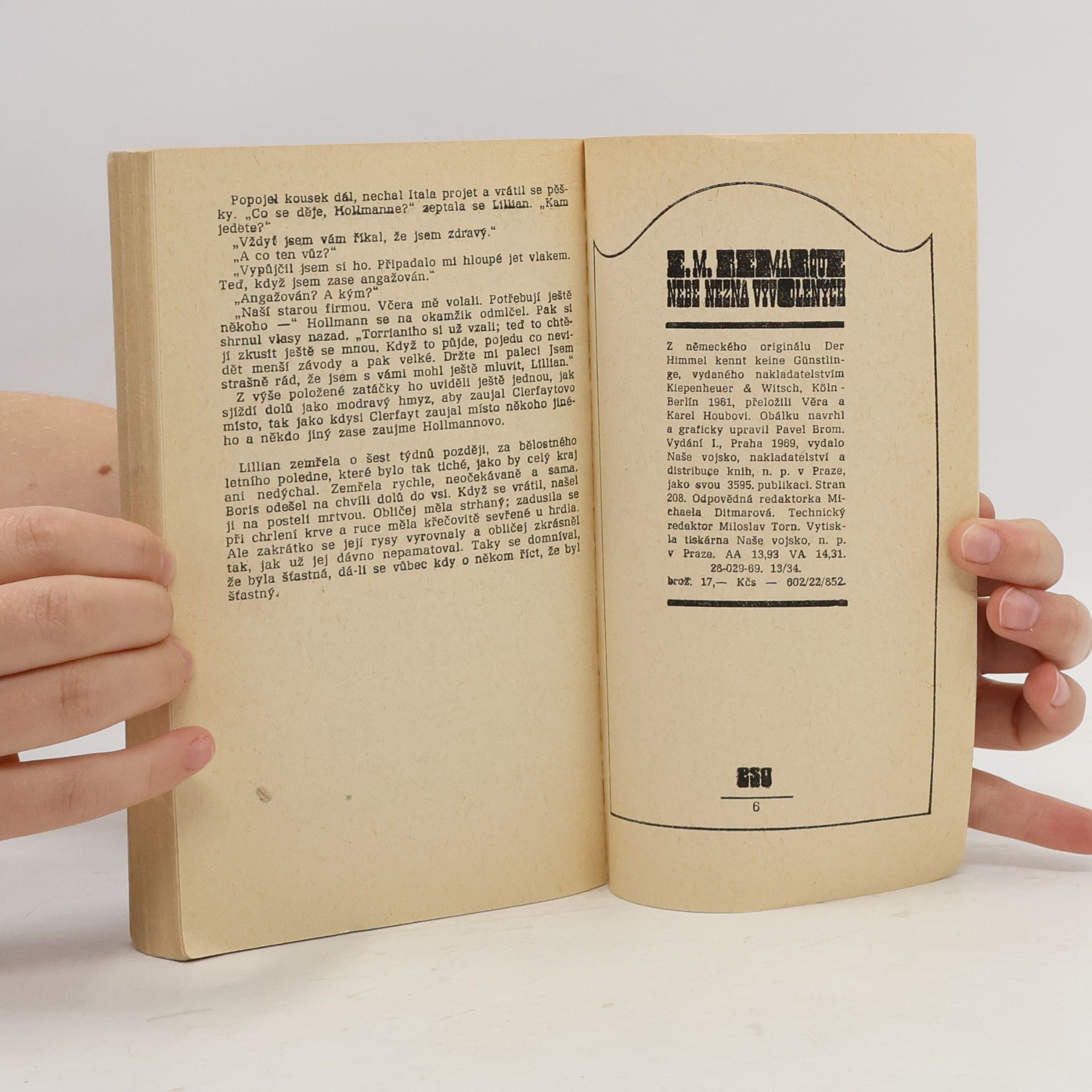 Erich Maria Remarque Nebe nezná vyvolených