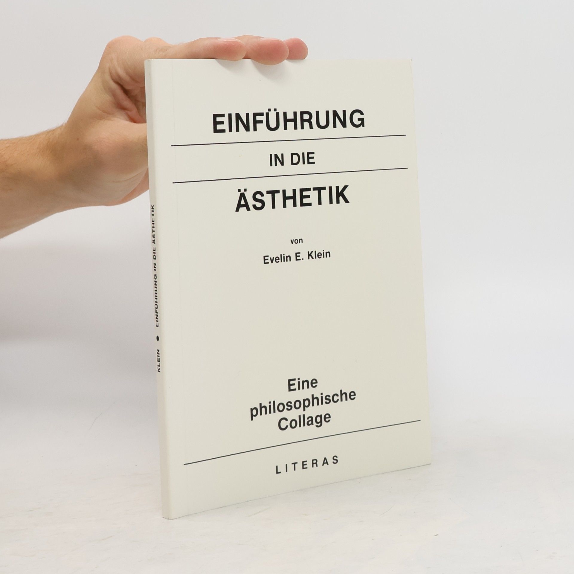 Evelin Klein Einführung in die Ästhetik