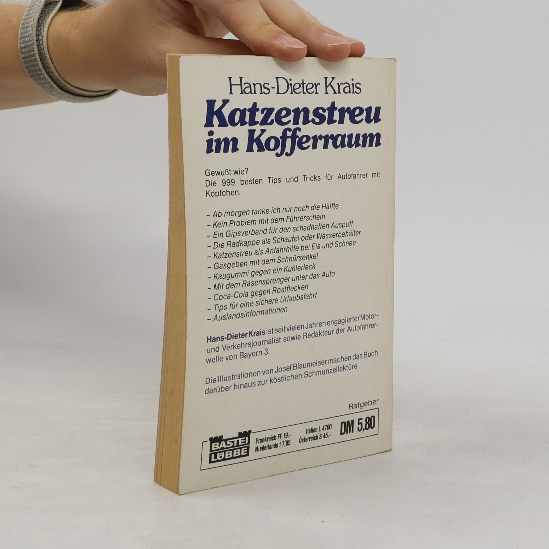 Hans-Dieter Krais Katzenstreu im Kofferraum