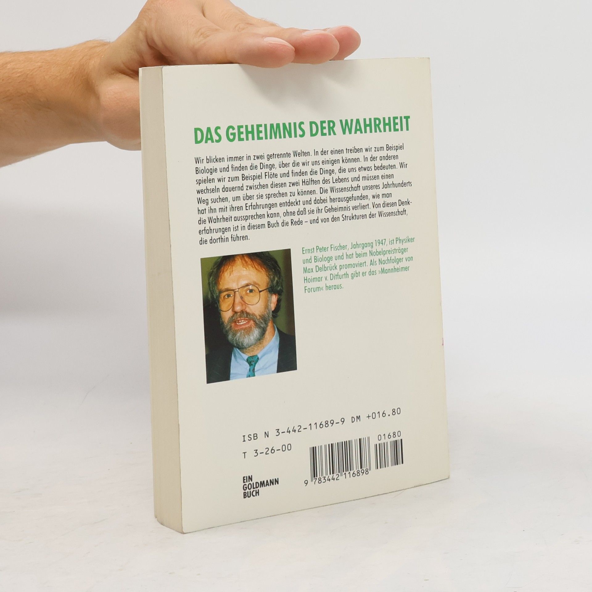 Ernst Fischer Die zwei Gesichter der Wahrheit