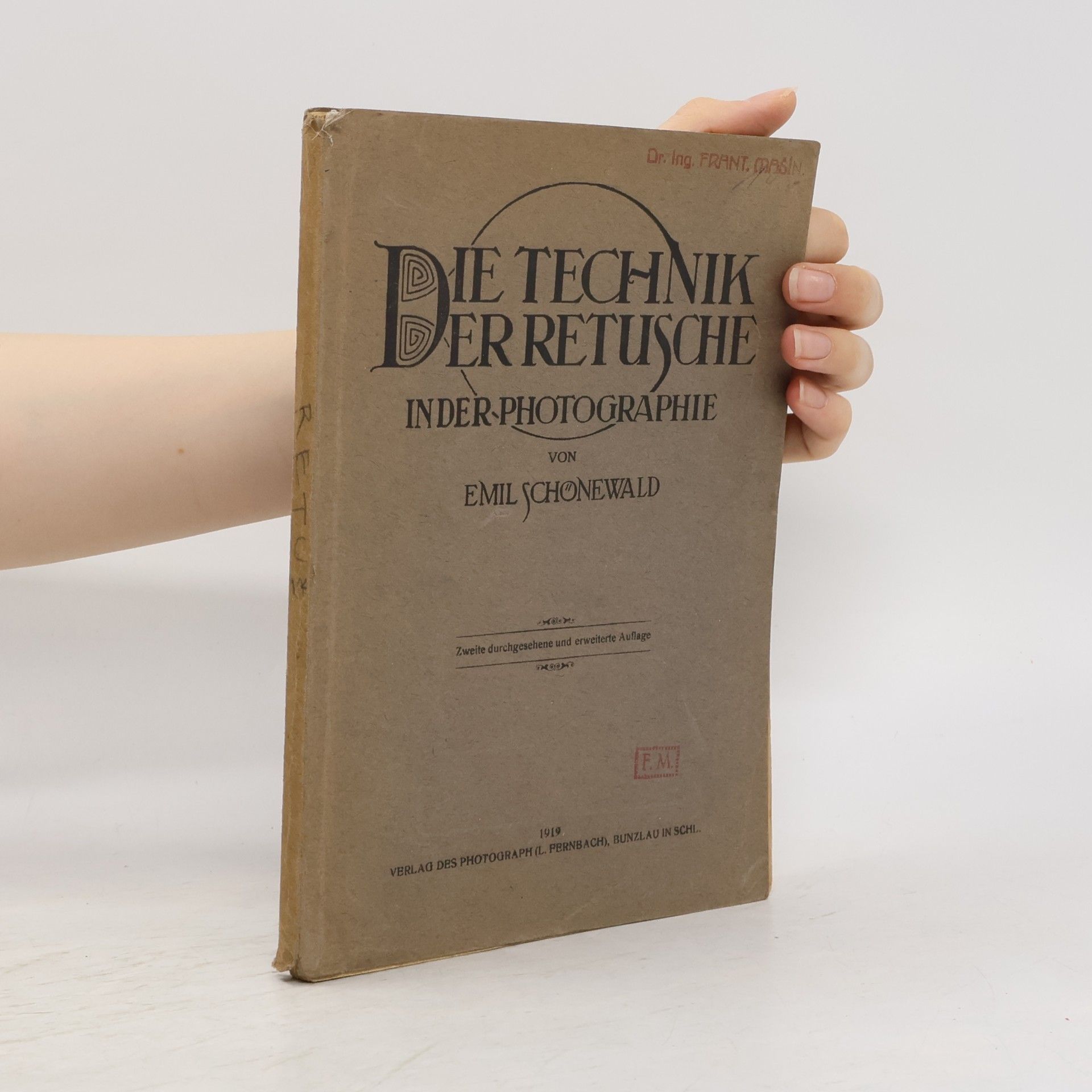 Die Technik der Retusche in der Photographie