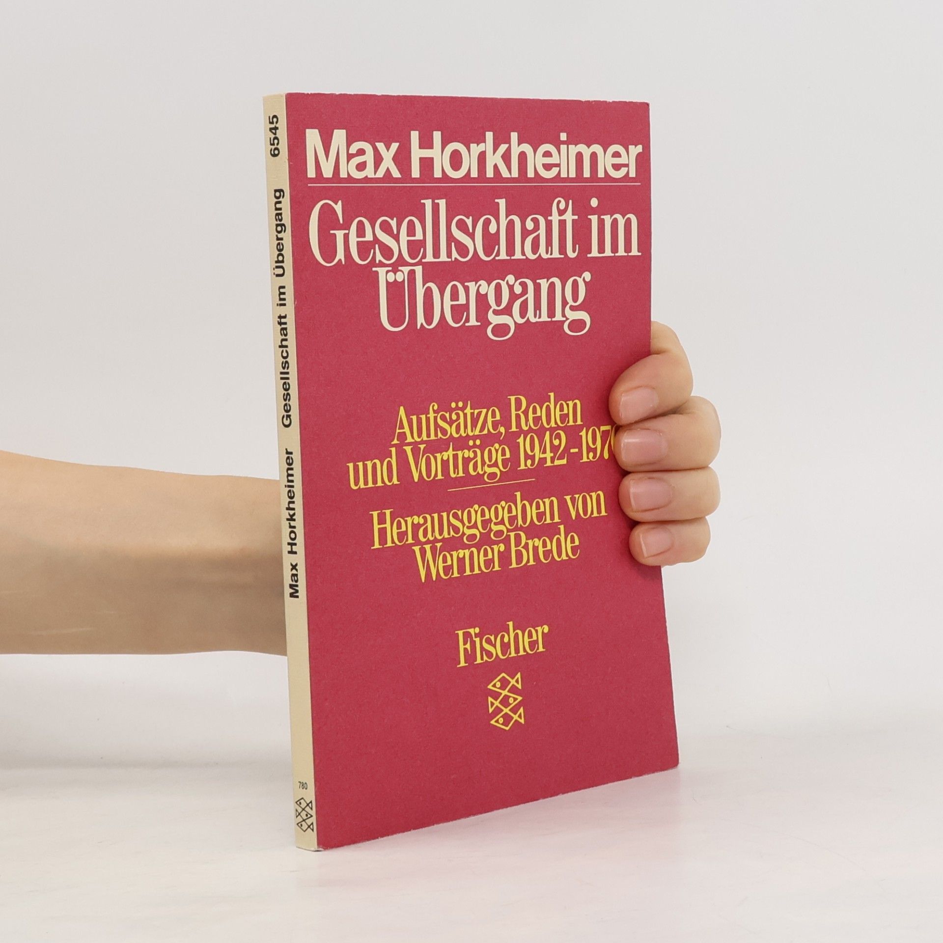 Max Horkheimer Gesellschaft im Übergang