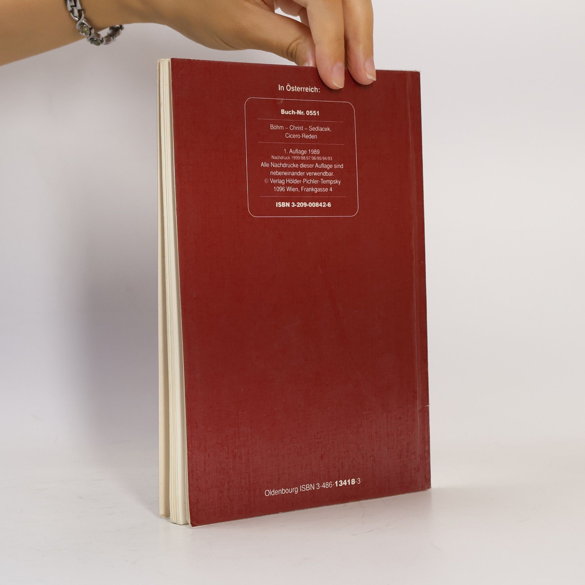 Autores varios Orbis Latinus Band 8. Cicero. Textband