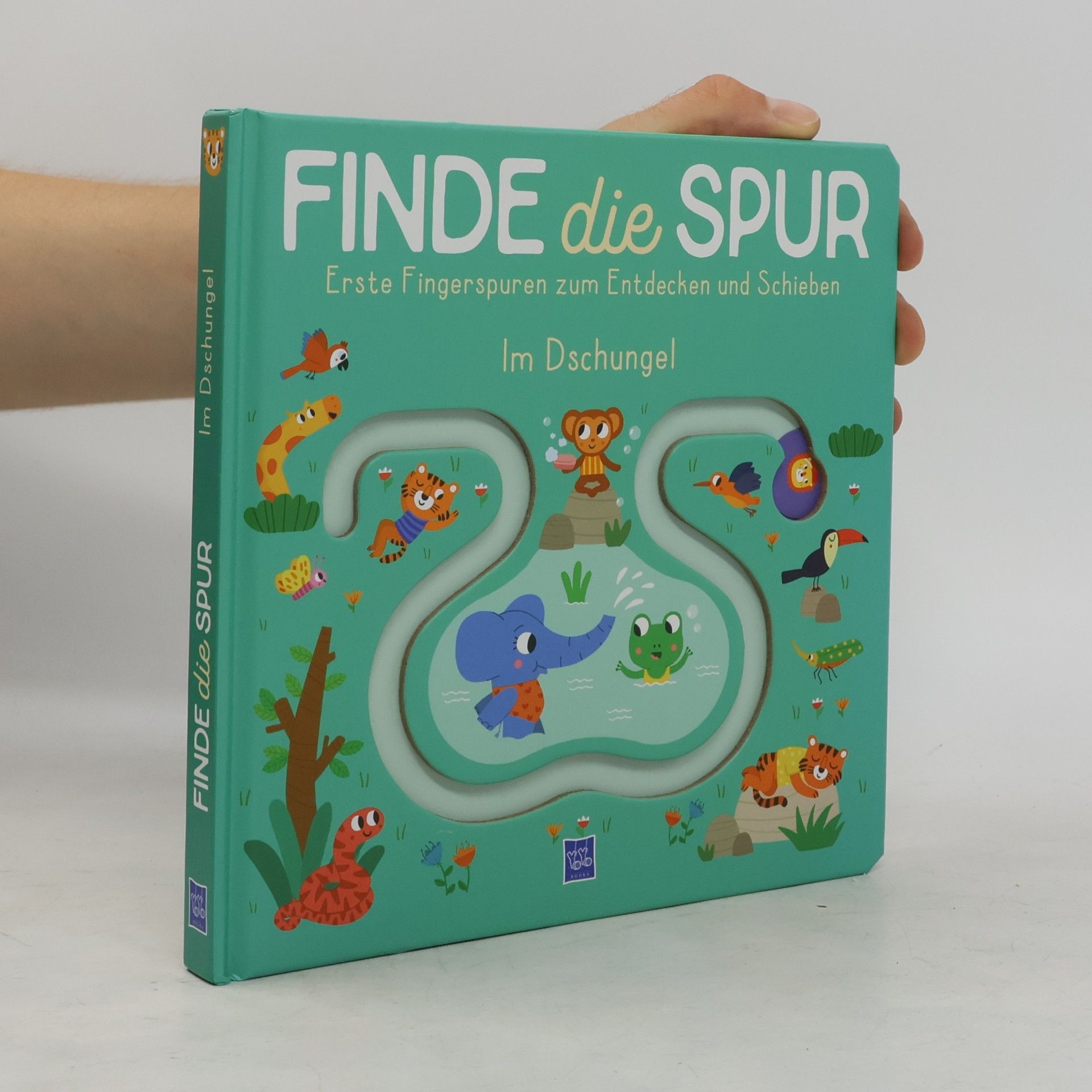Various authors Finde die Spur - Im Dschungel. Erste Fingerspuren zum Entdecken und Schieben