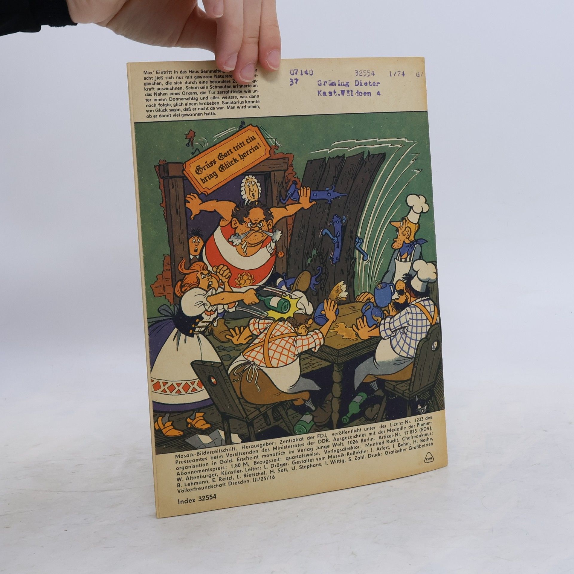 Various authors Mosaik 4/1980. Der Falsche Hanswurst