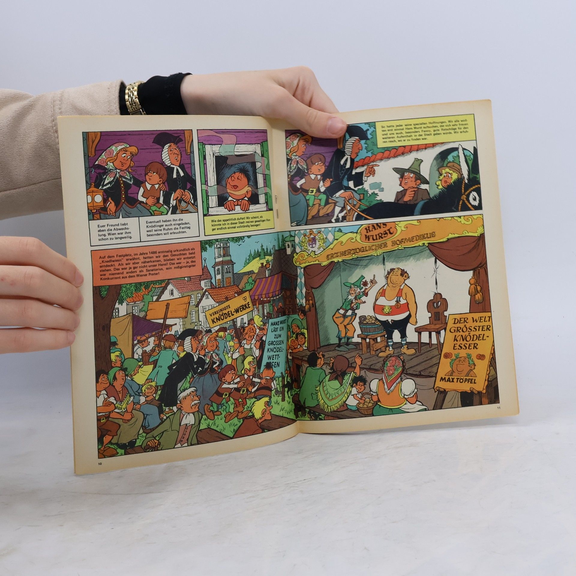 Autorenkollektiv Mosaik 3/1980. Der Knödelwettbewerb
