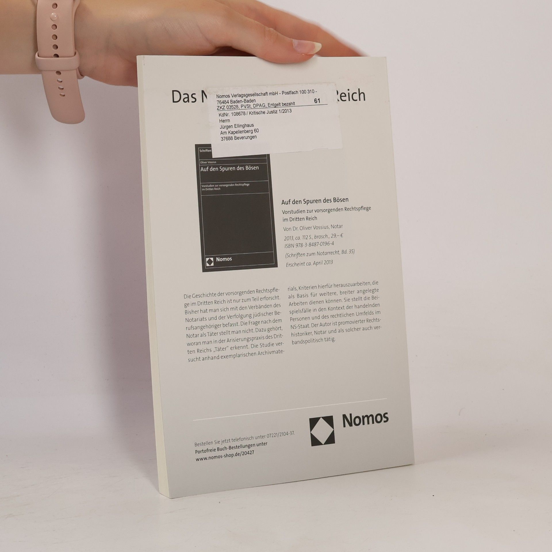 Kolektiv autorů Kritische Justiz 1/2013