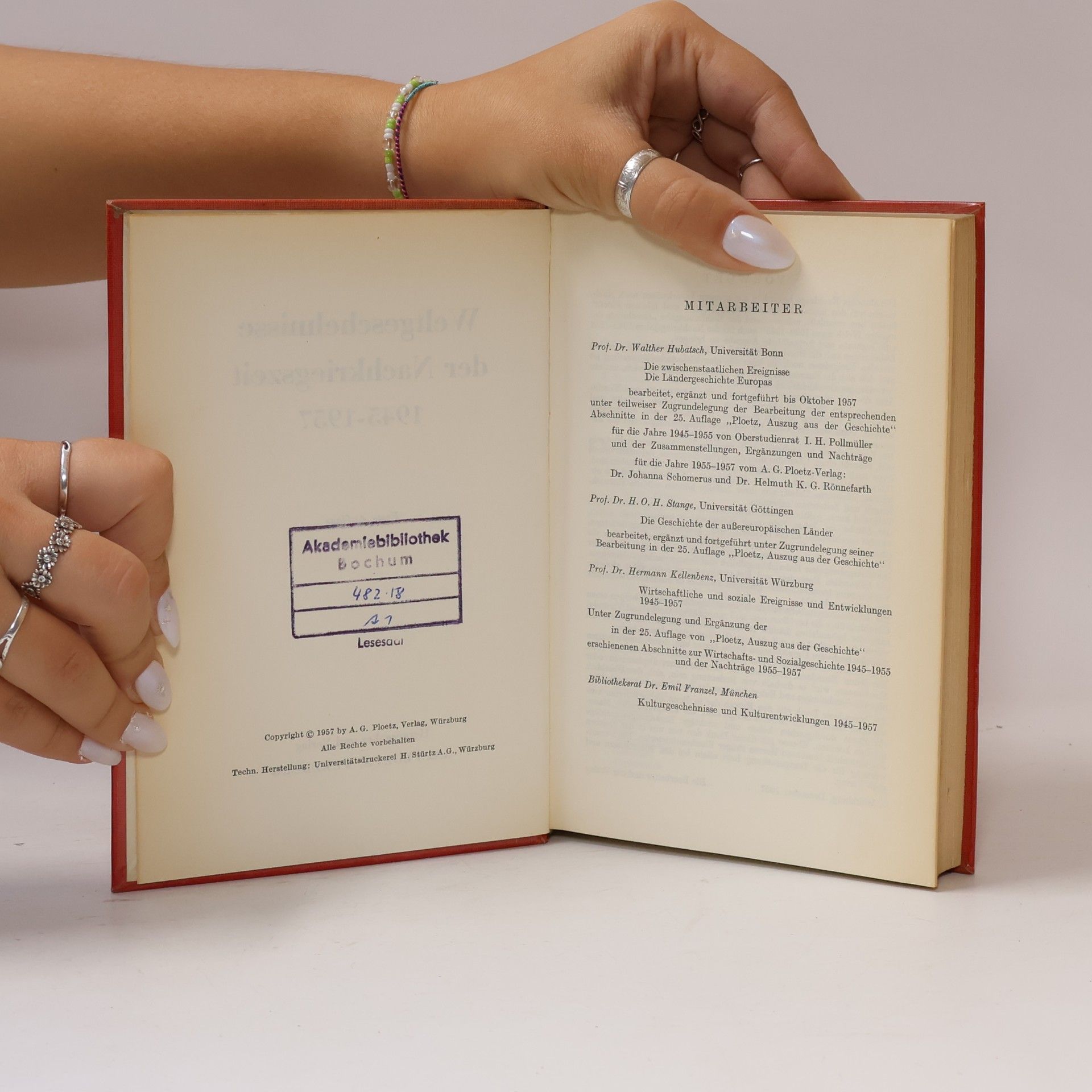 Autorenkollektiv Weltgeschichte der Nachkriegszeit. 1945–1957