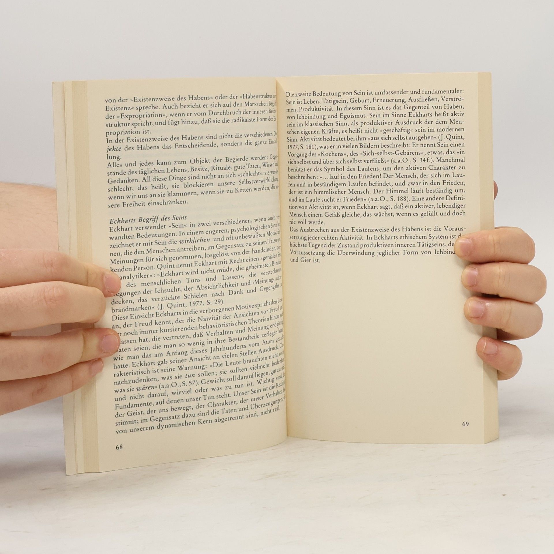 Erich Fromm Haben oder Sein