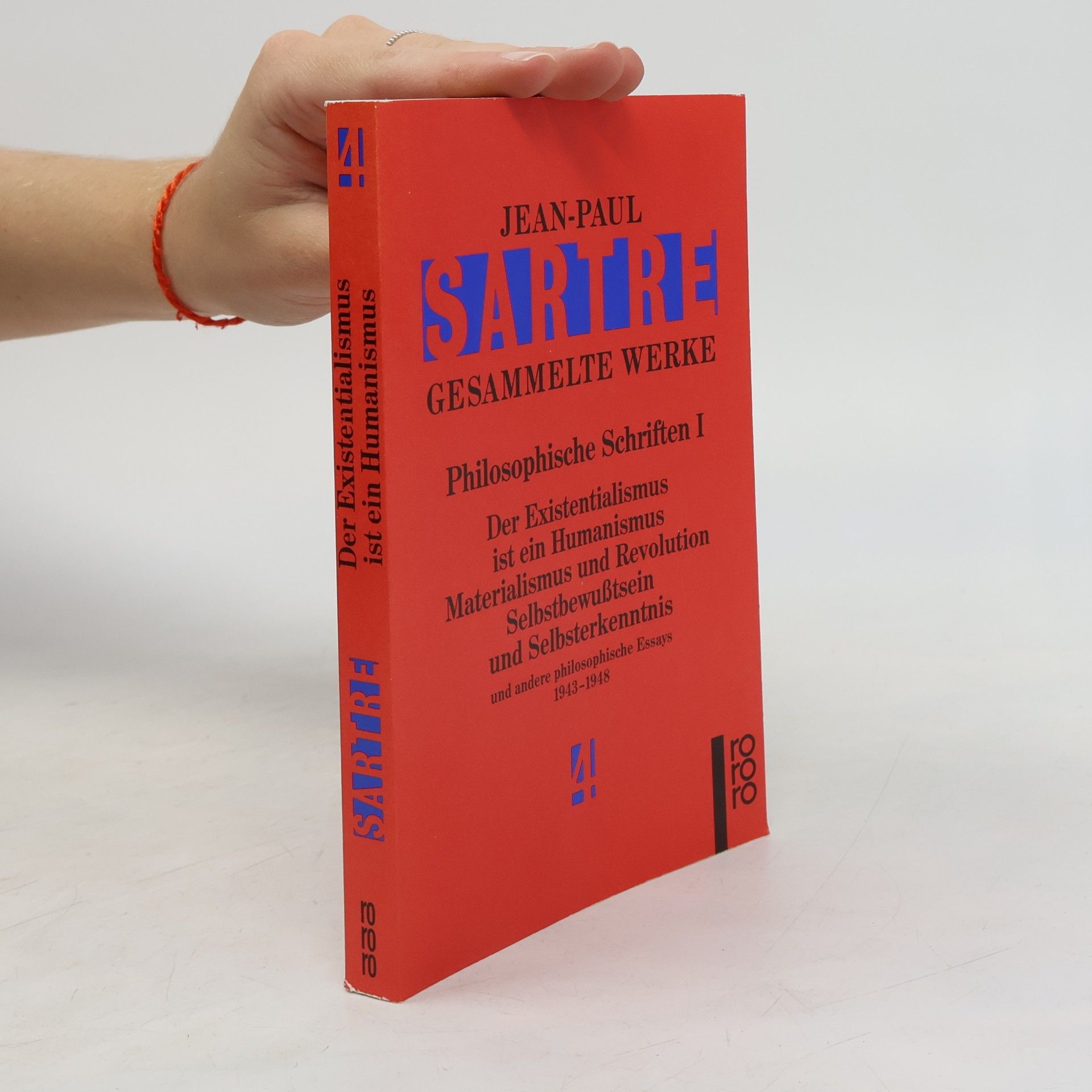 Jean-Paul Sartre Gesammelte Werke. Philosophische Schriften 1