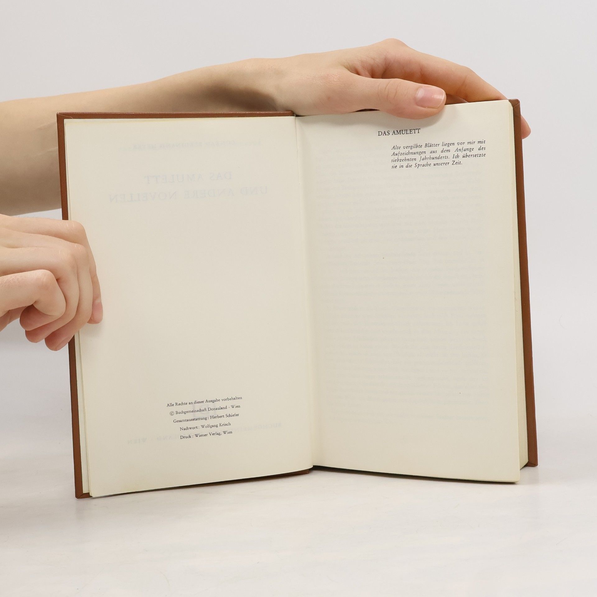 Conrad Ferdinand Meyer Das Amulett und andere Novellen