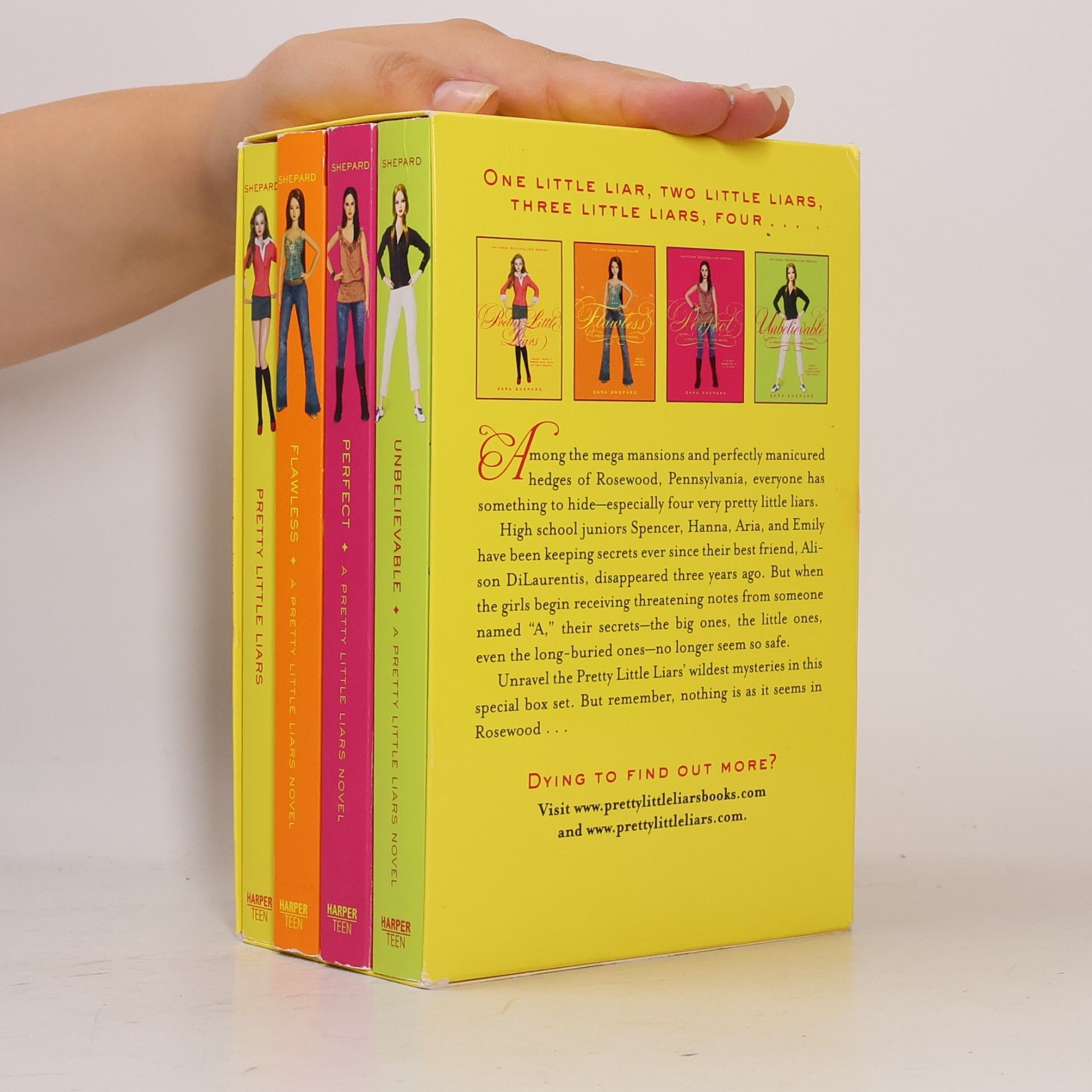 Sara Shepard Pretty Little Liars 1-4 (4 svazky, box)