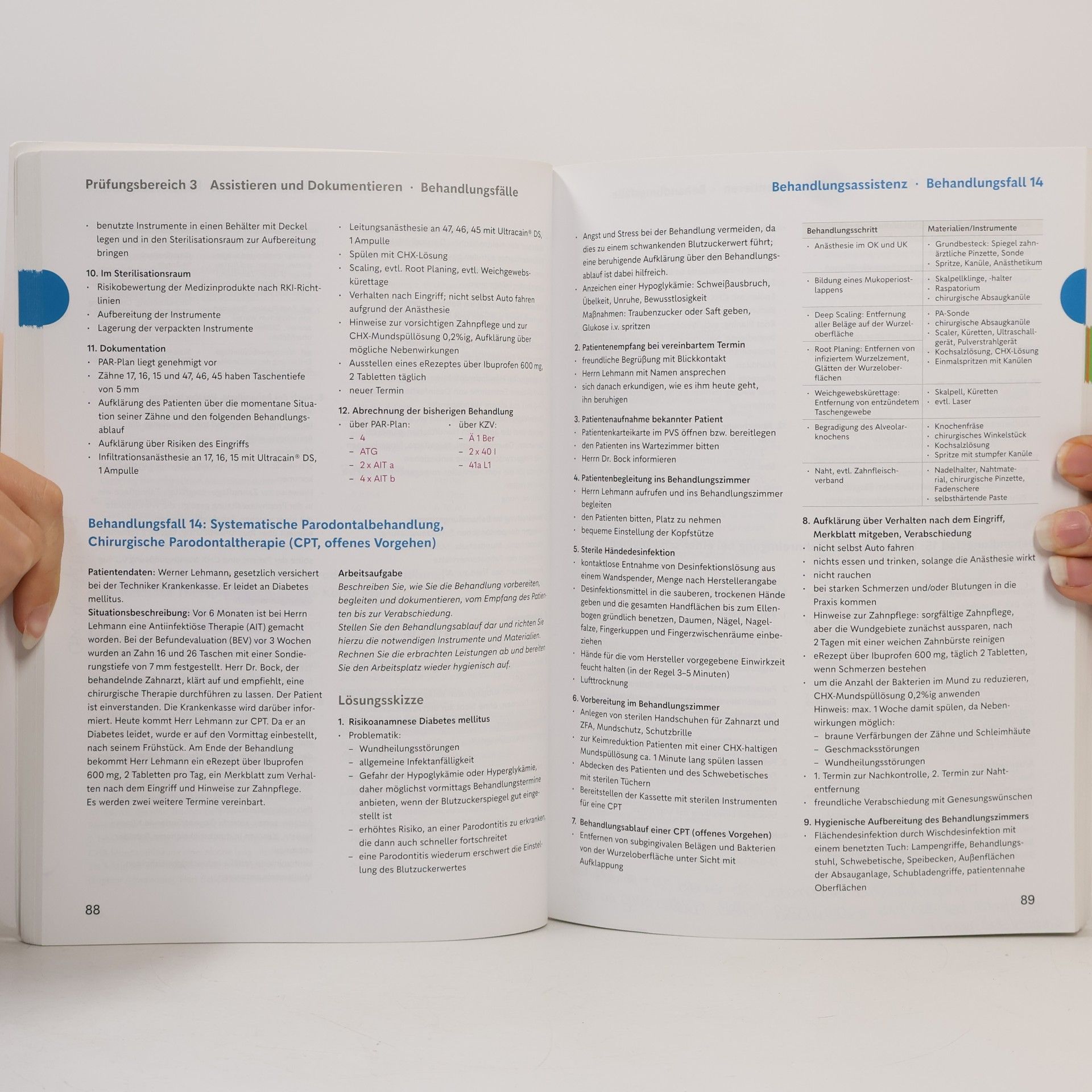 B. Nestle-Oechslin Zahnmedizinische Fachangestellte 2./3. Ausbildungsjahr. Prüfungsvorbereitung Teil 2 - Prüfungsmaterialien