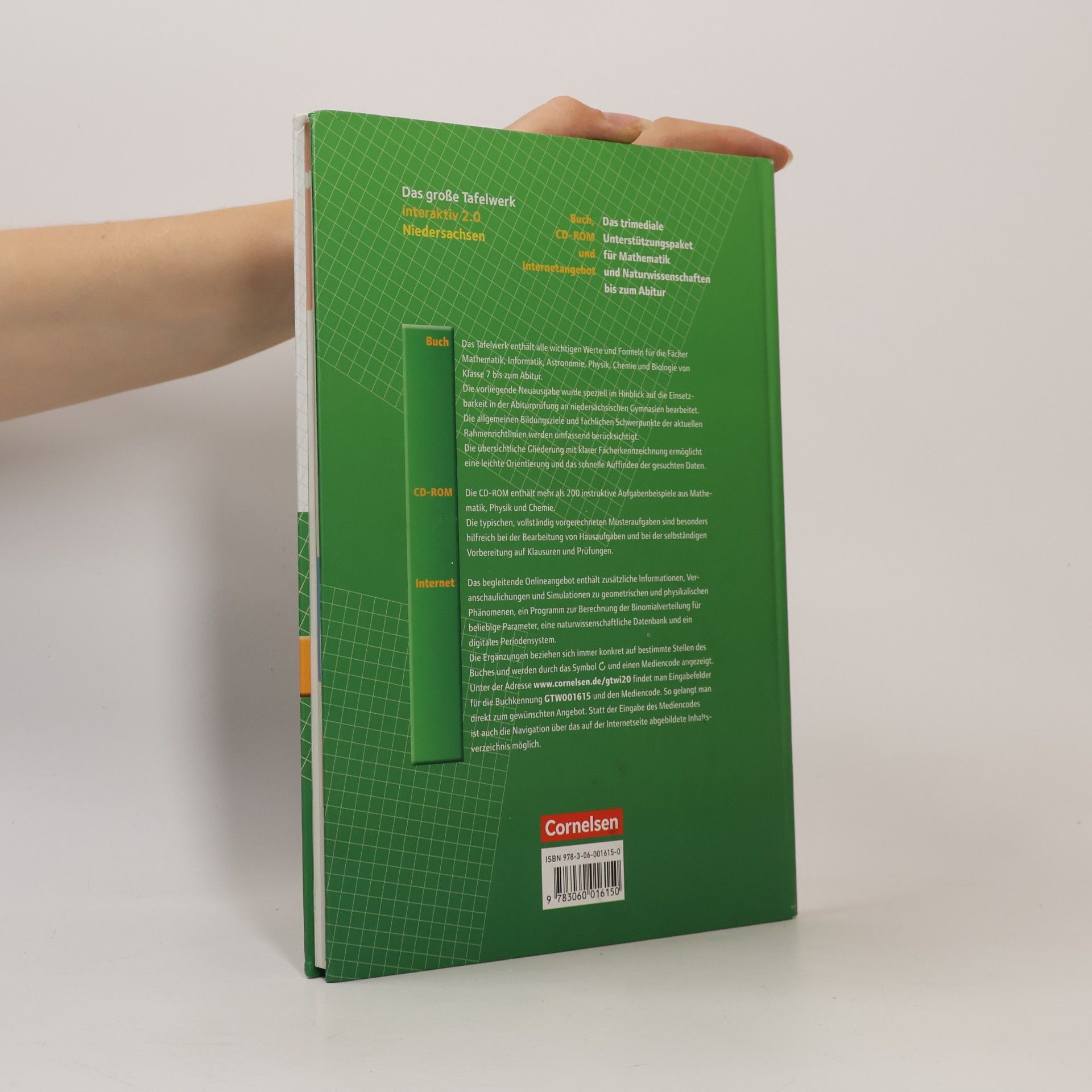 Autorenkollektiv Das große Tafelwerk interaktiv 2.0, Formelsammlung für Niedersachsen