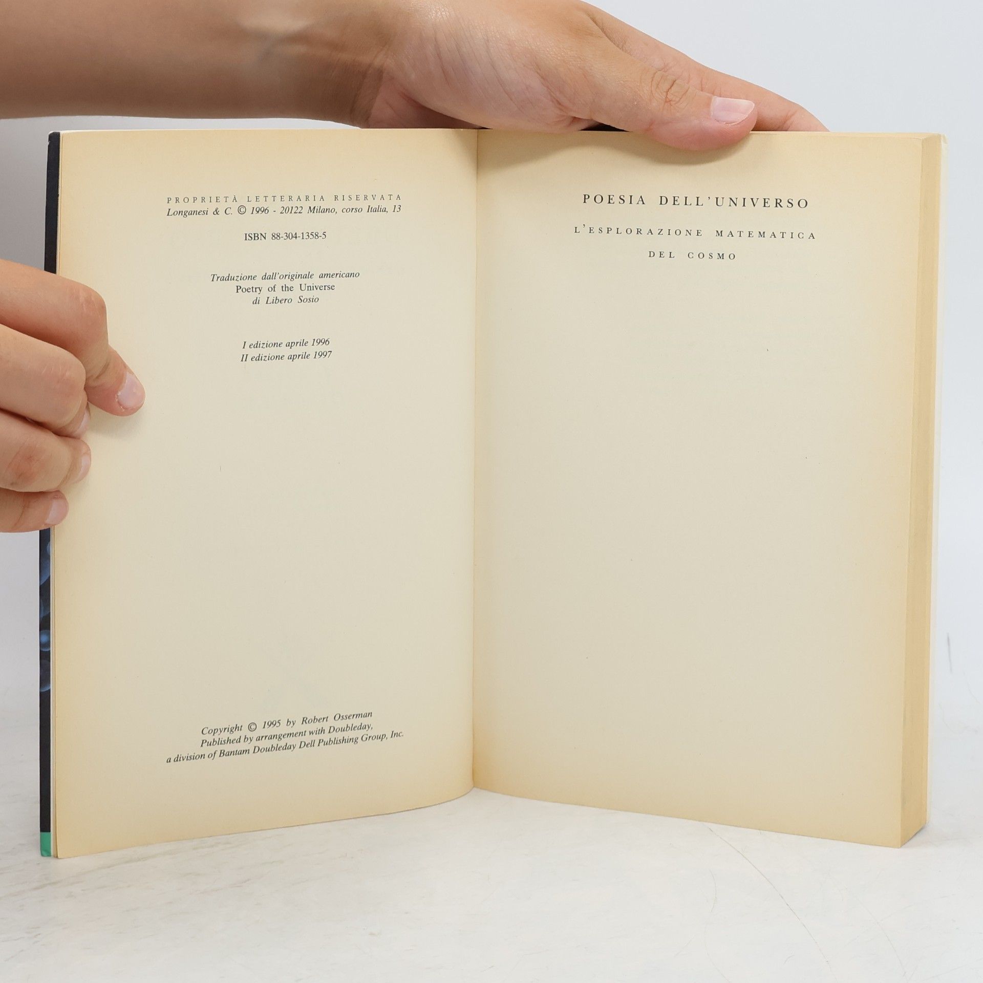 Robert Osserman La lente di Galileo - 2: Poesia dell'universo
