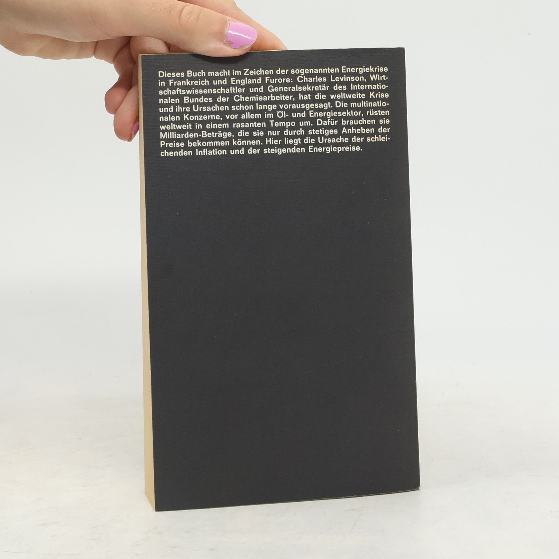 Charles Levinson Wirtschaftskrise und multinationale Konzerne