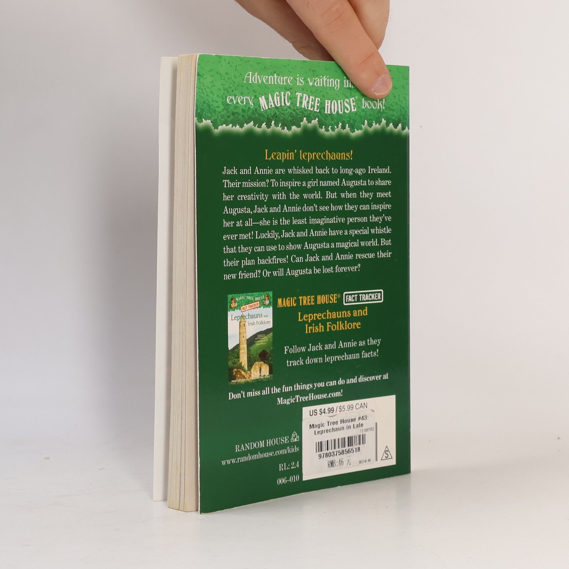 Mary Pope Osborne Magic Tree House - Leprechaun in Late Winter