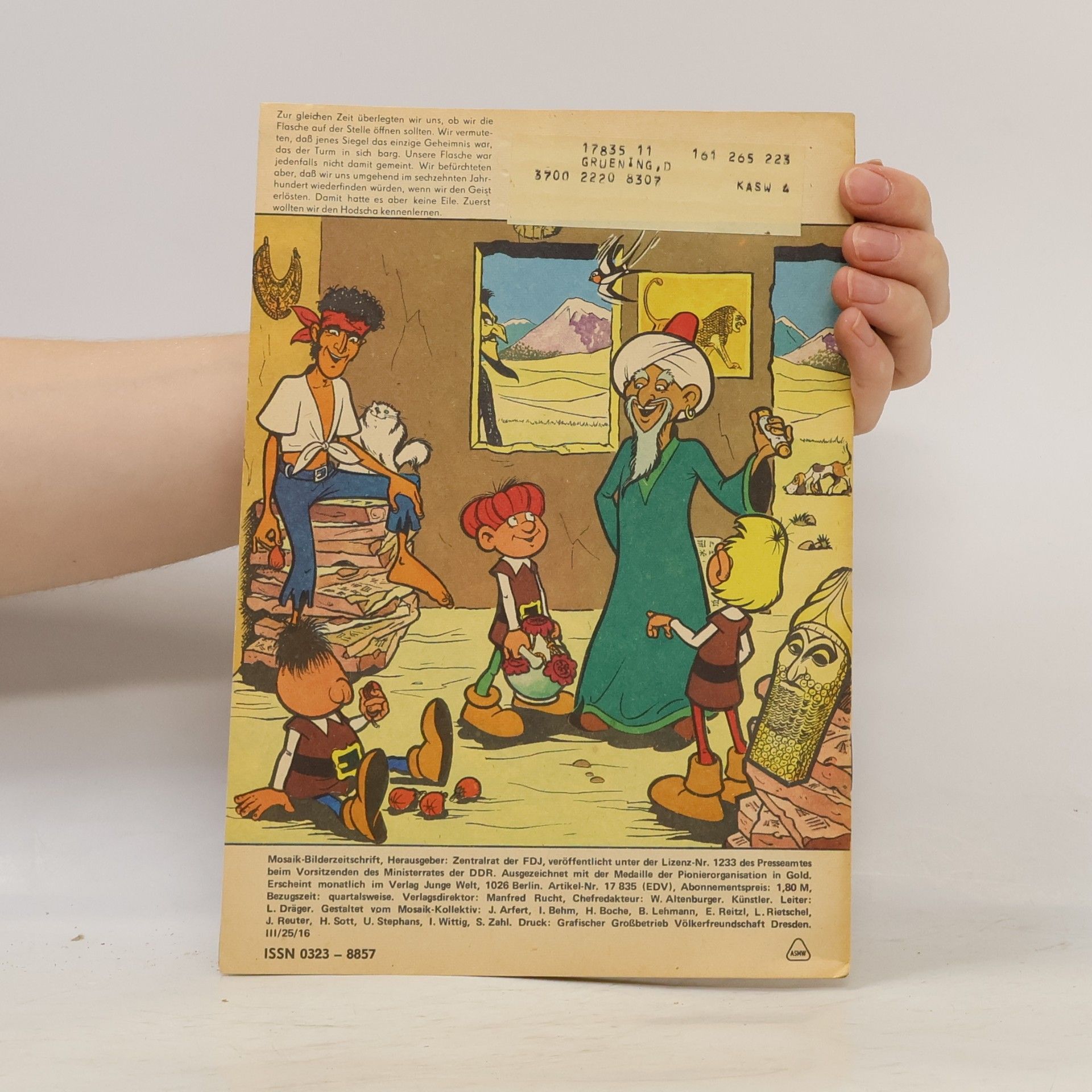 Autorenkollektiv Mosaik 11/1983. Der Hodscha greift ein