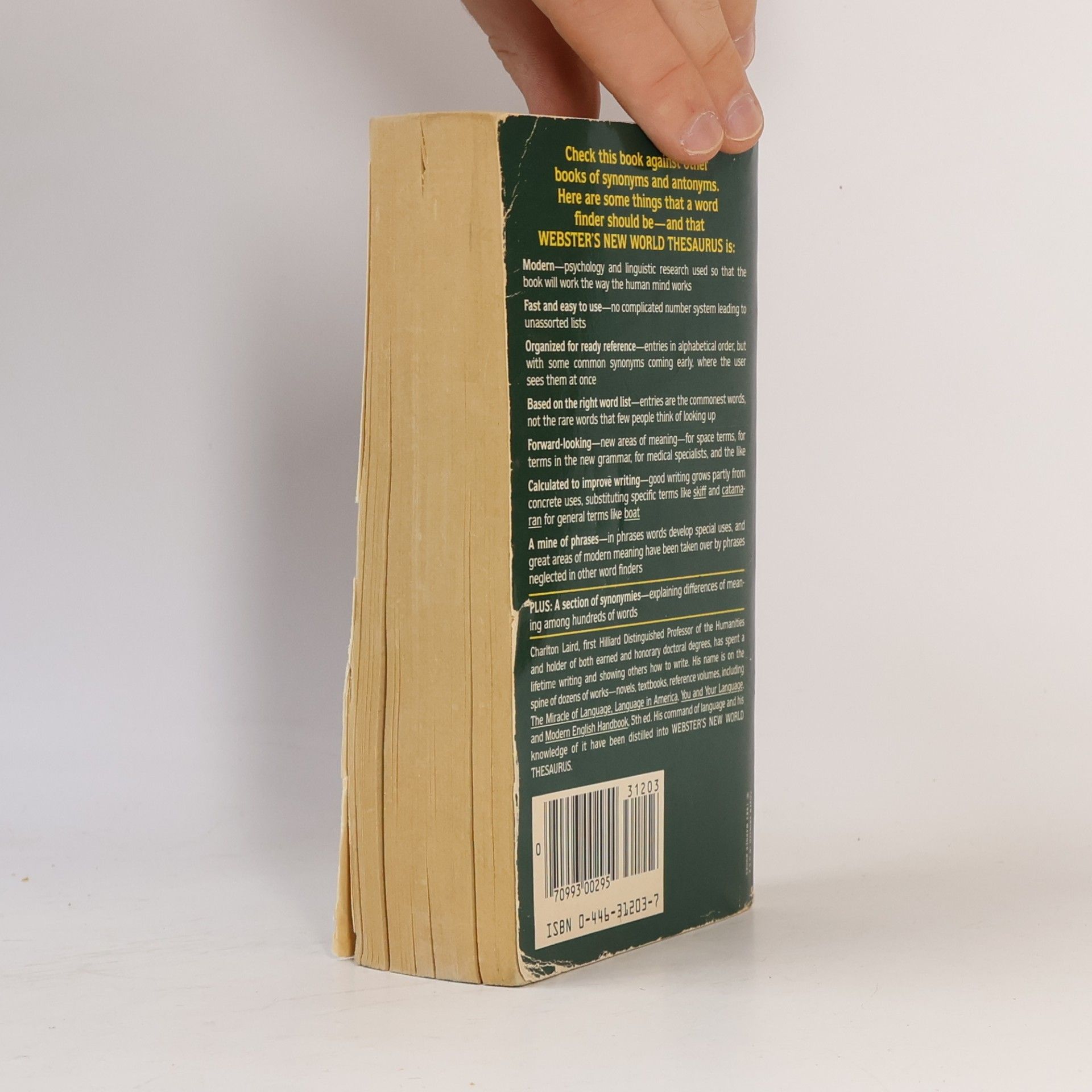 Charlton Grant Laird Webster's New World Thesaurus