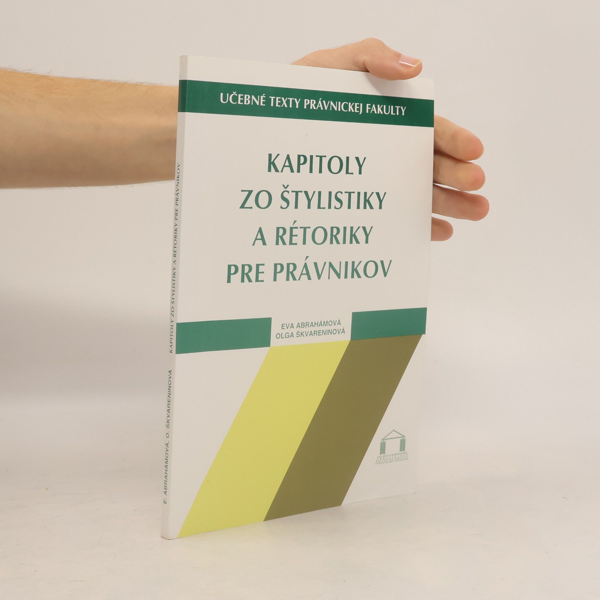 Ol ga Škvareninová Kapitoly zo štylistiky a rétoriky pre právnikov