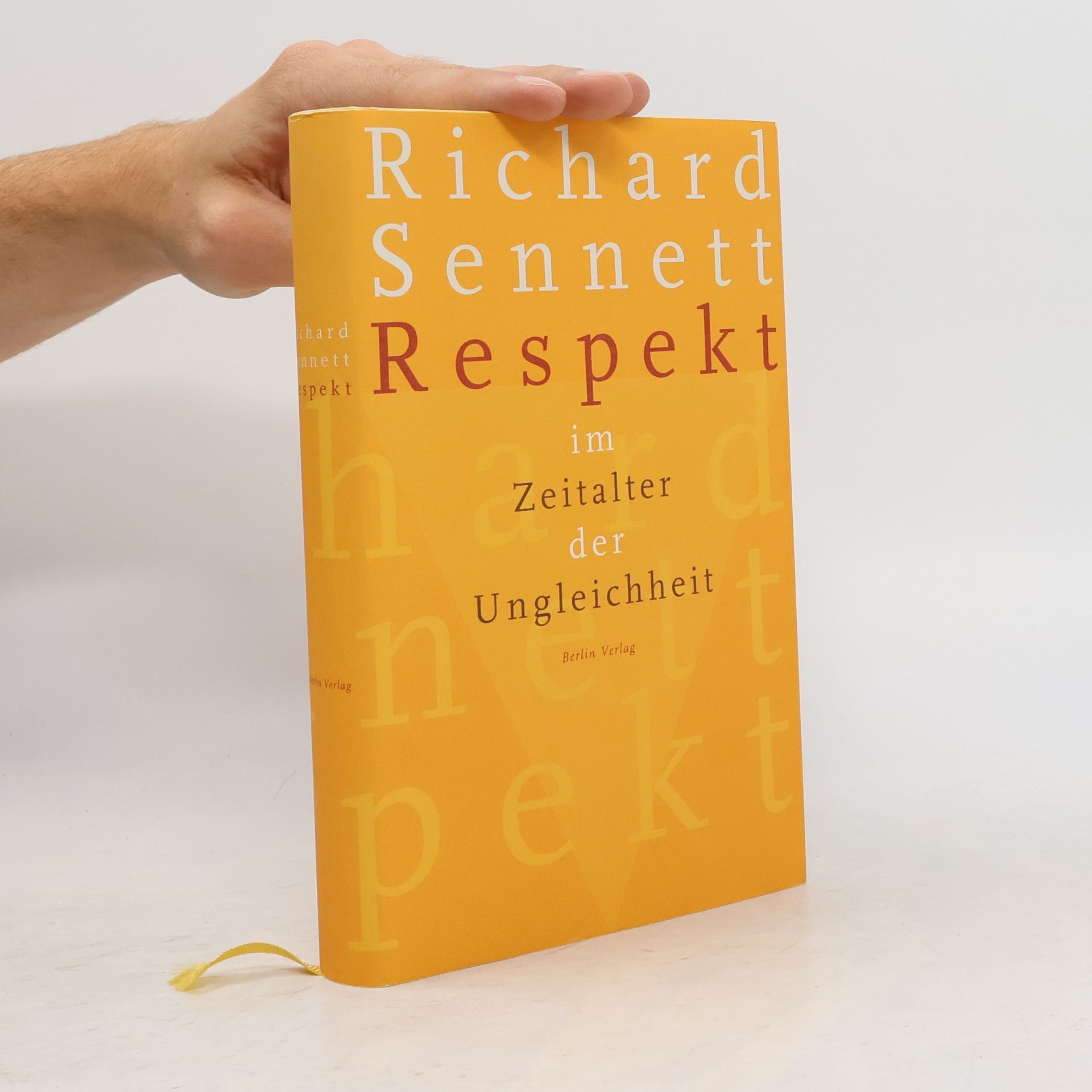 Richard Sennett Respekt im Zeitalter der Ungleichheit