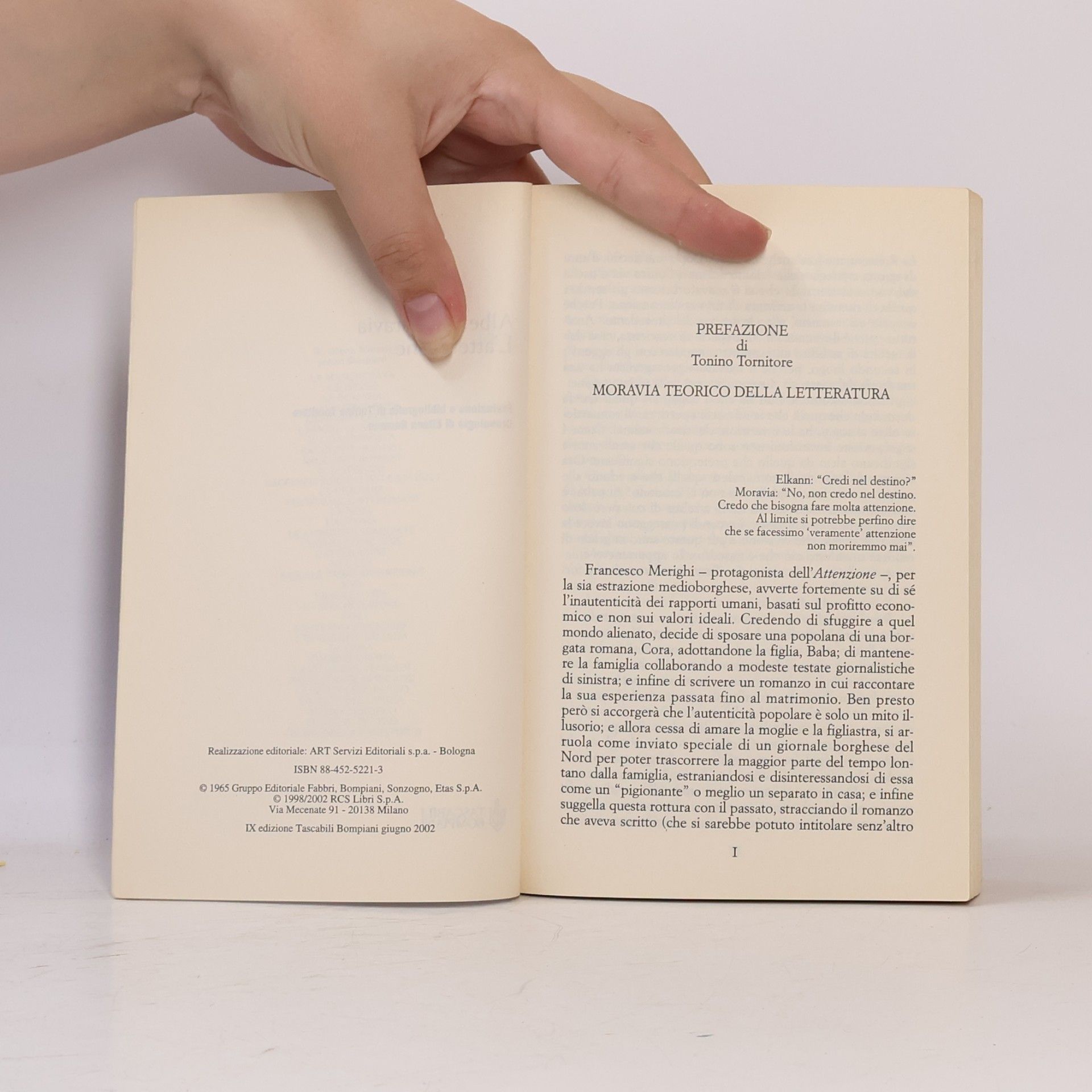 Alberto Moravia Tascabili - 603: L'attenzione
