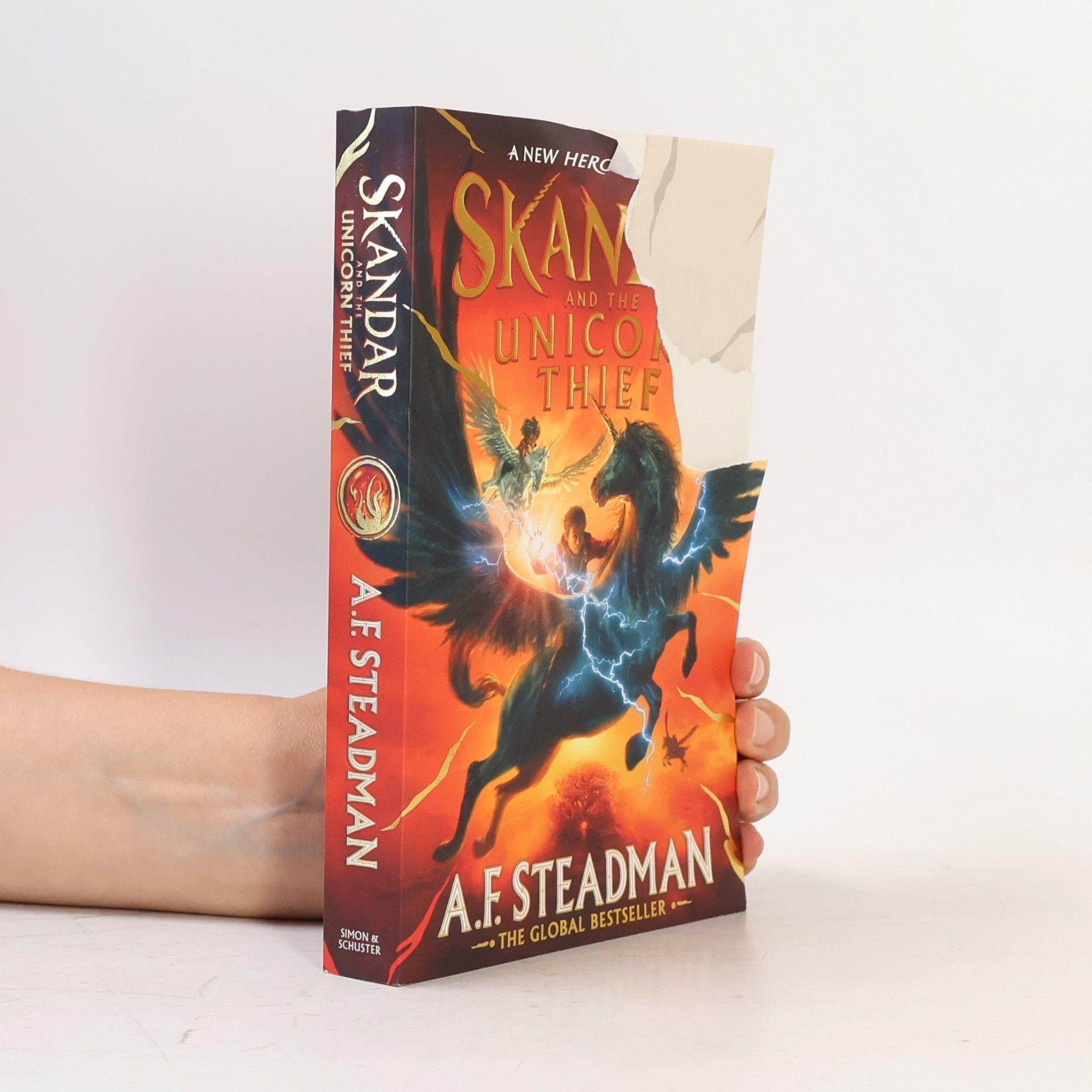 A. F. Steadman Skandar and the unicorn thief