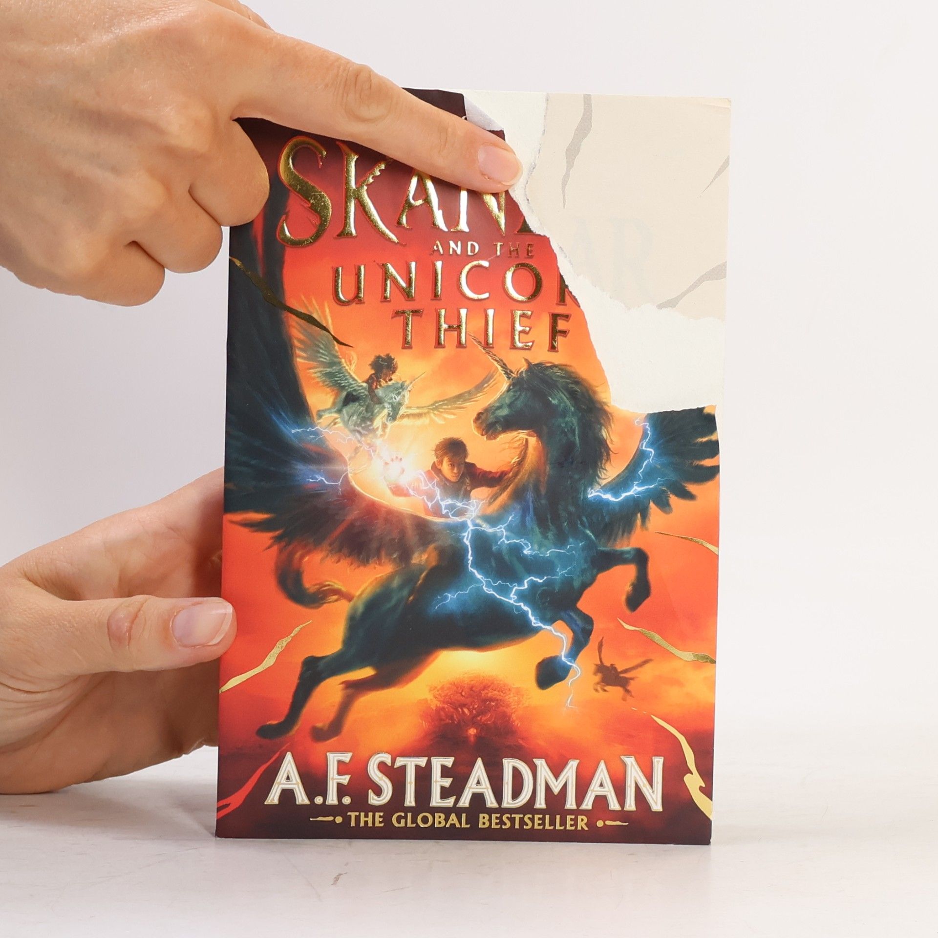 A. F. Steadman Skandar and the unicorn thief