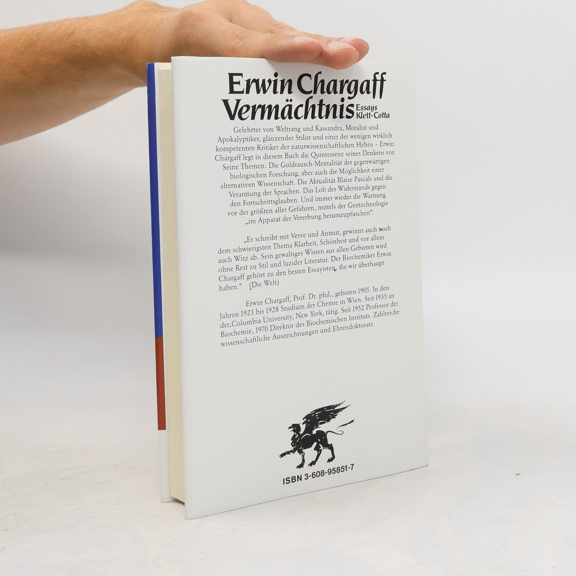 Erwin Chargaff Vermächtnis